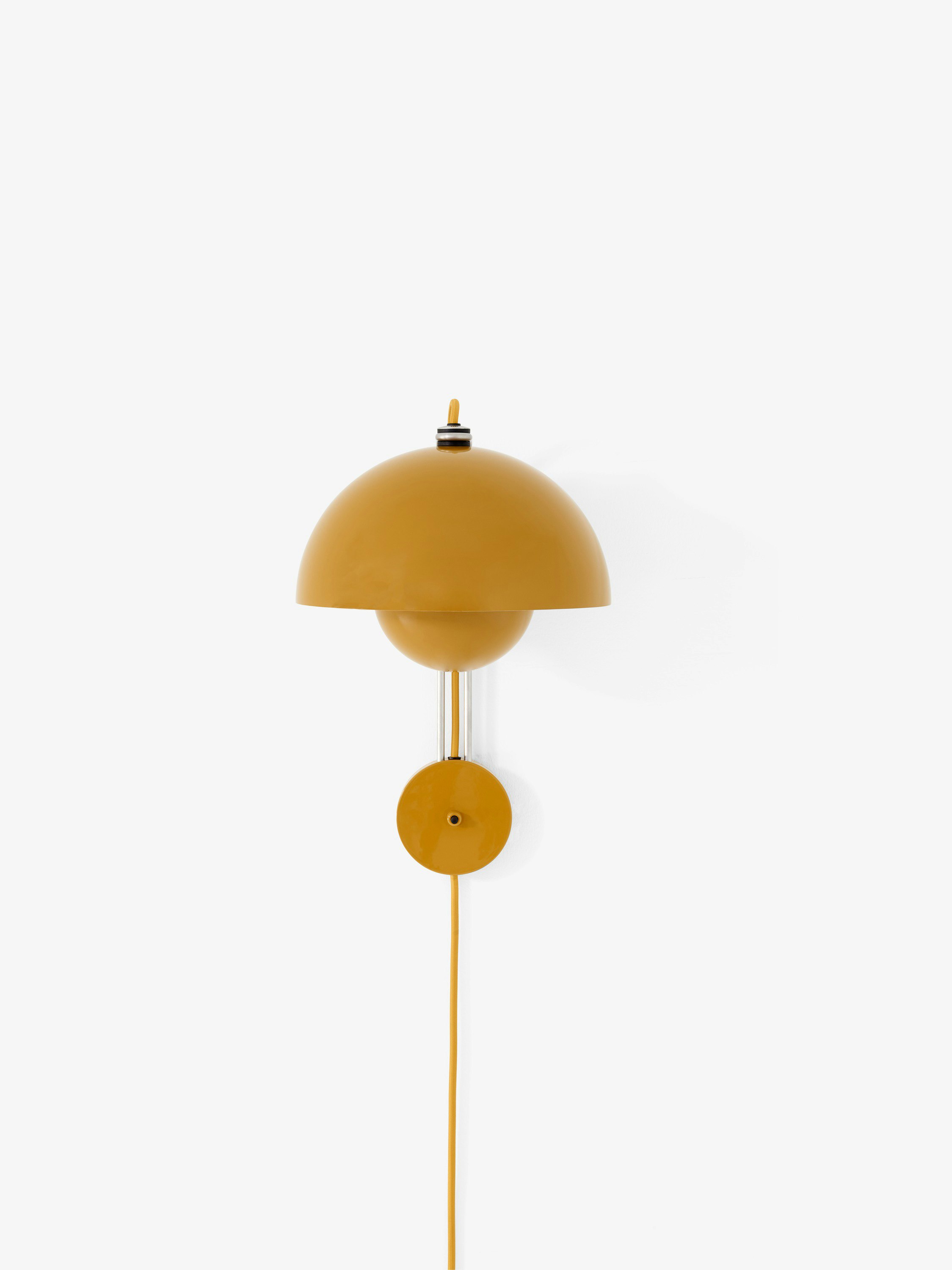 Flowerpot Sconce - Mustard