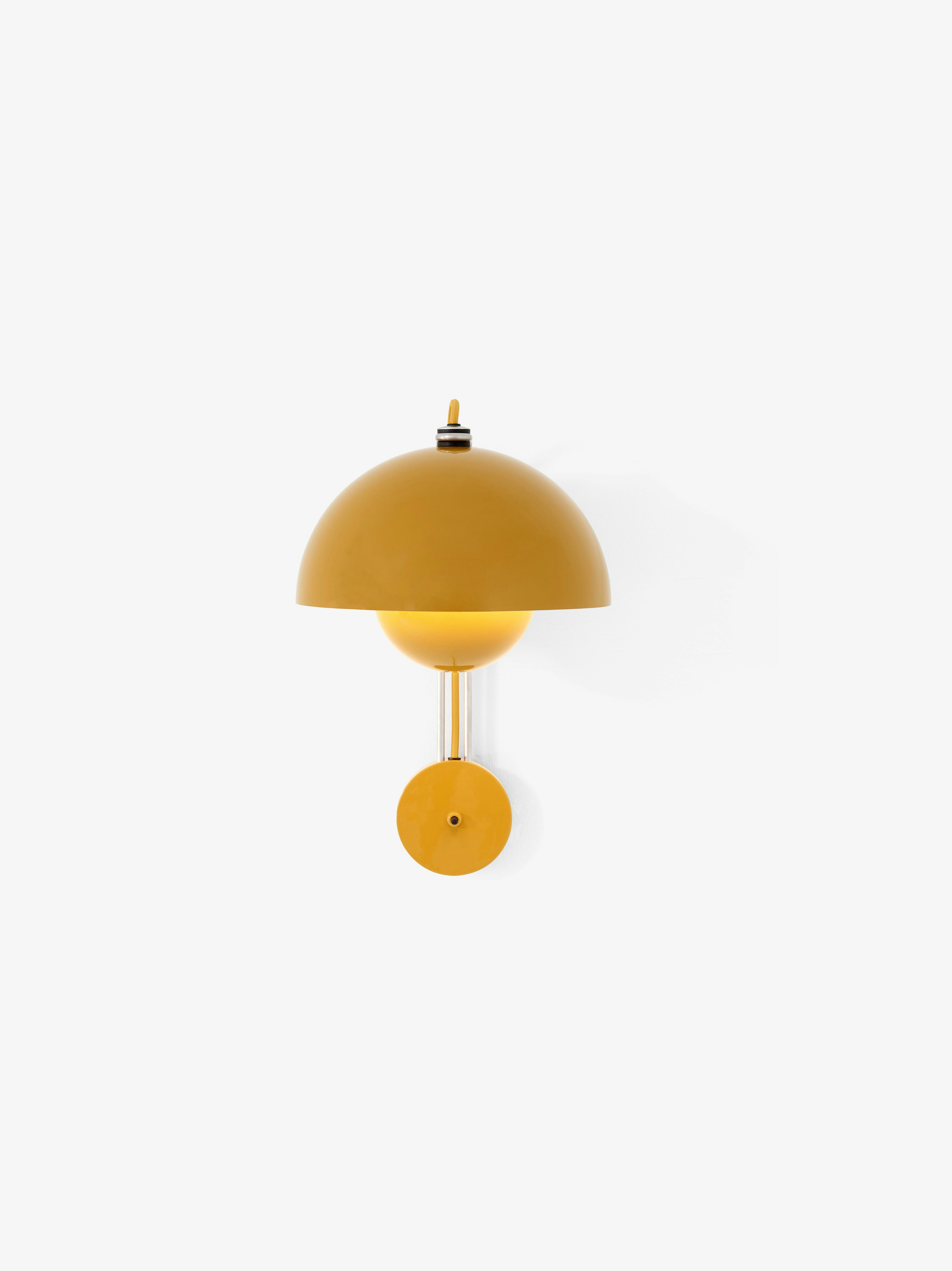 Flowerpot Sconce - Mustard