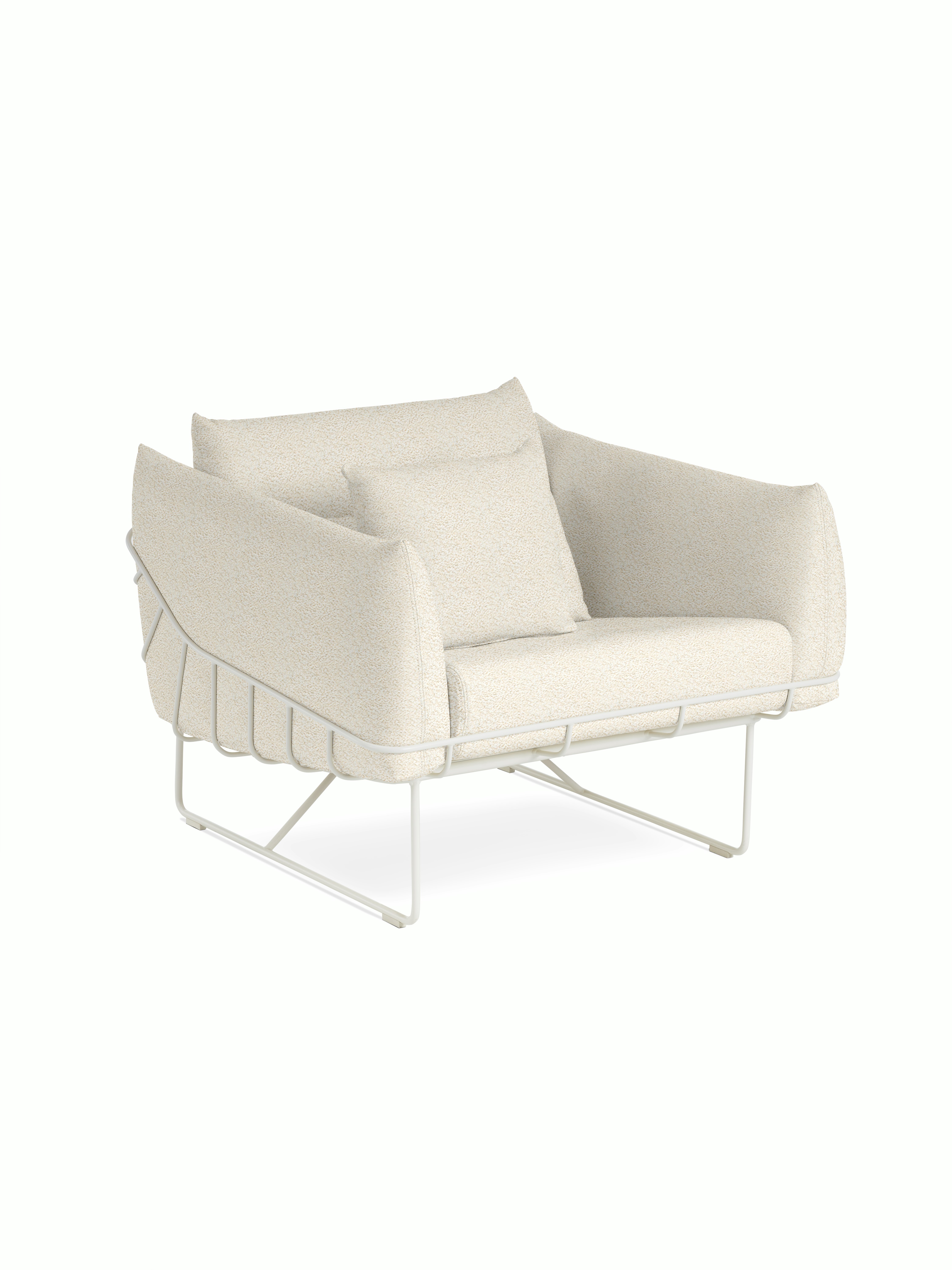 Wireframe Chair - Whim,  Warm White,  White