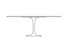 Oval - 72" Laminate / Veneer 