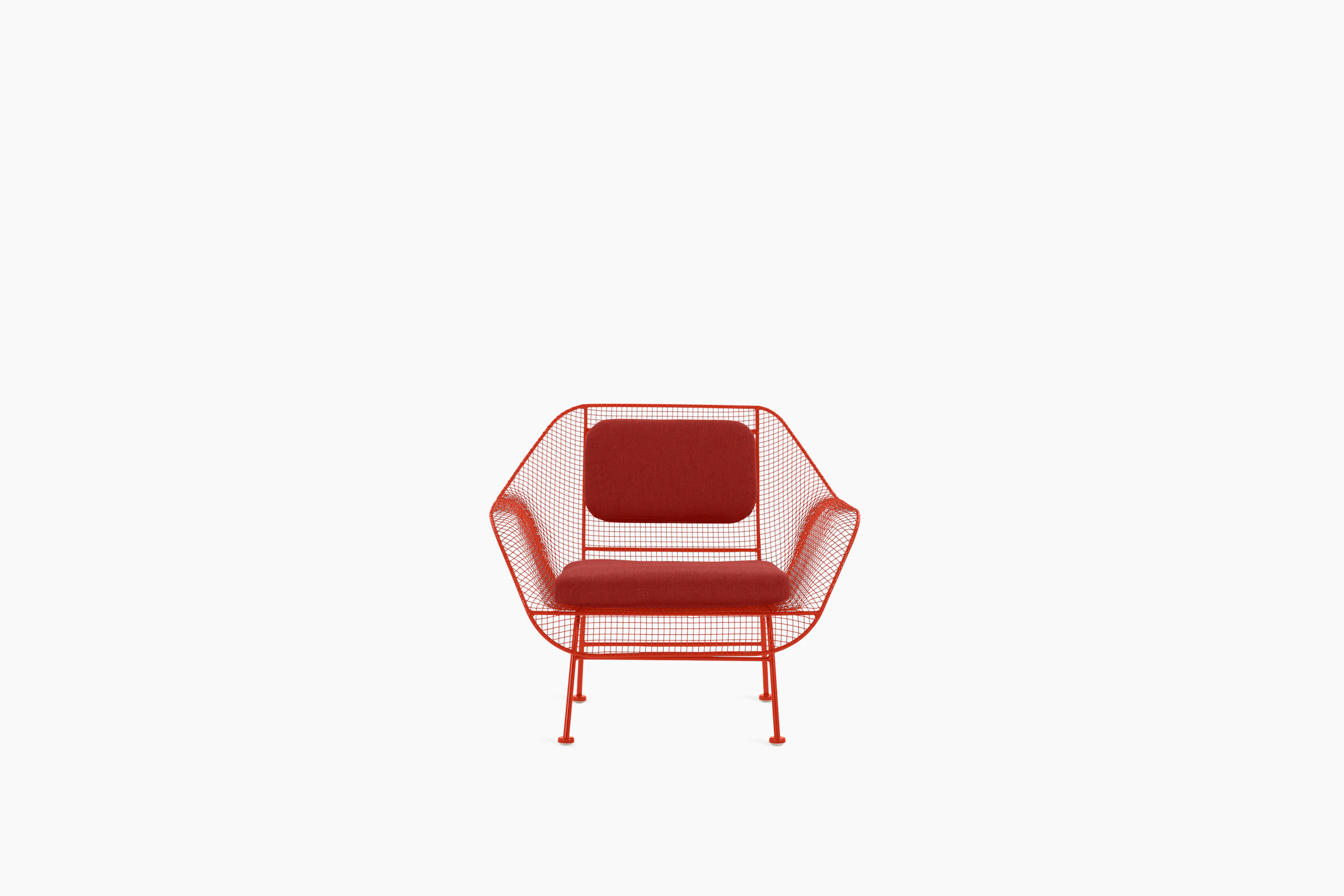 Sculptura Lounge Chair - logo red
