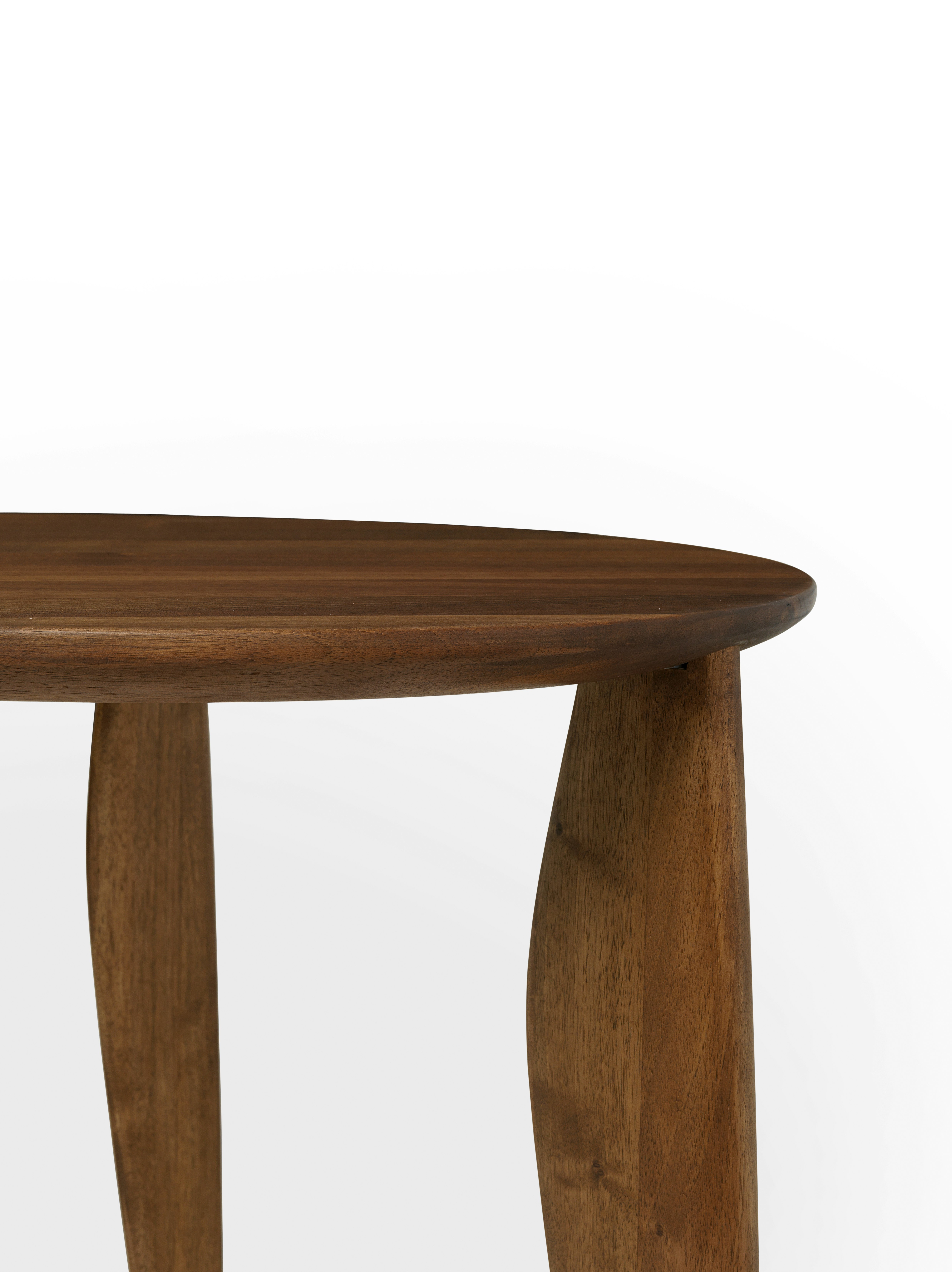 A detailed look at a Feve Desk in Walnut.