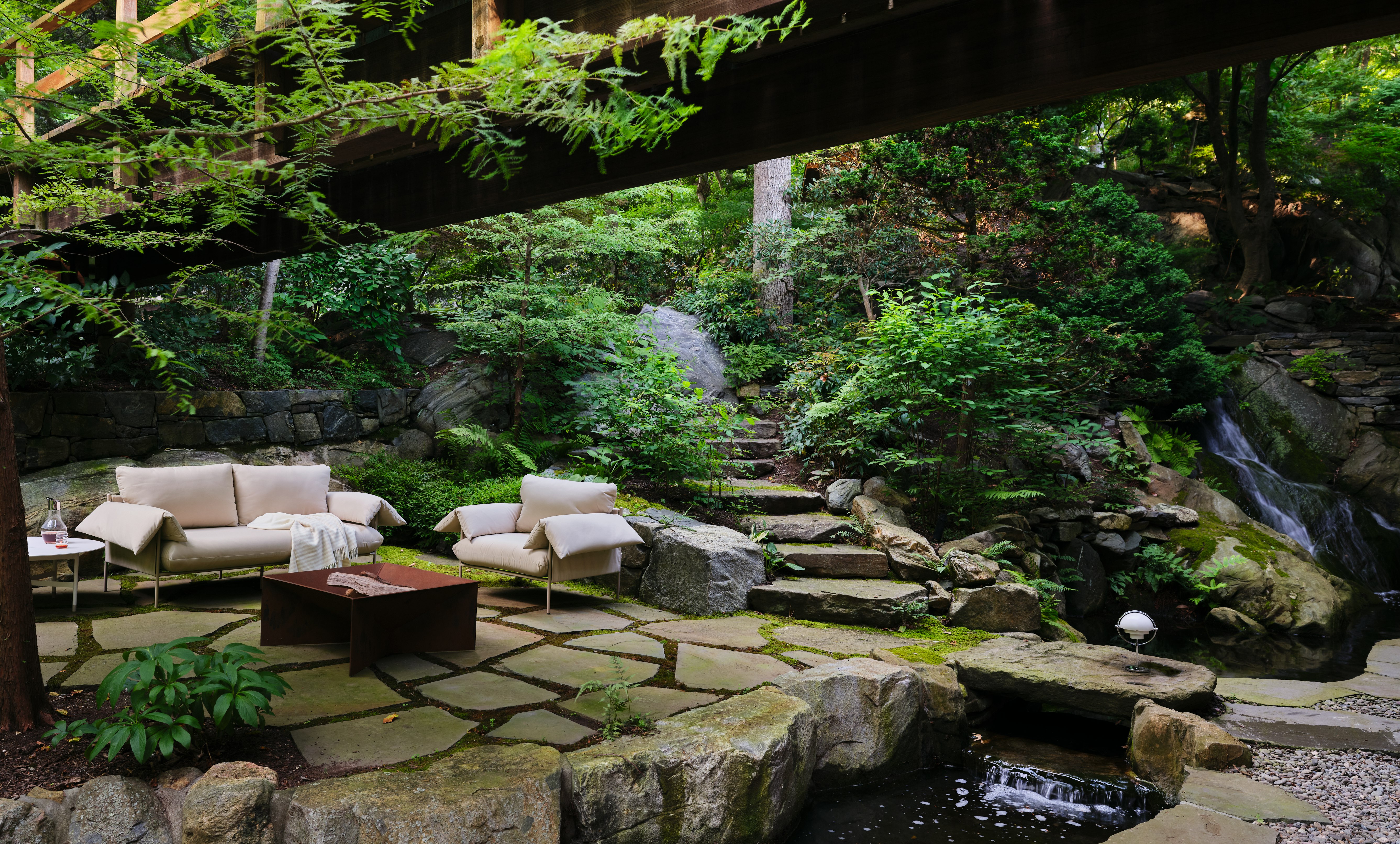 Alva Outdoor Sofa, DWR Collection | MillerKnoll