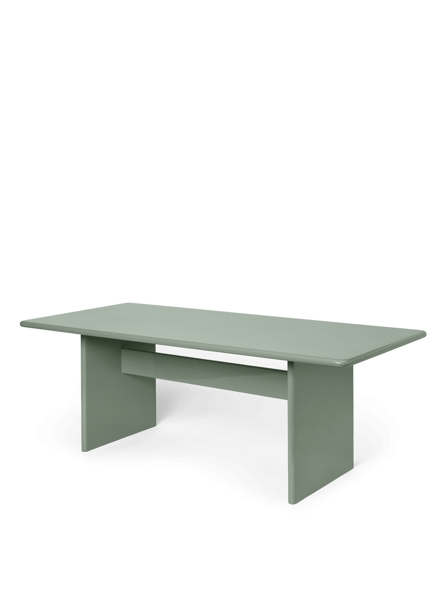 Rink Dining Table - 78 Inch, Tea Green