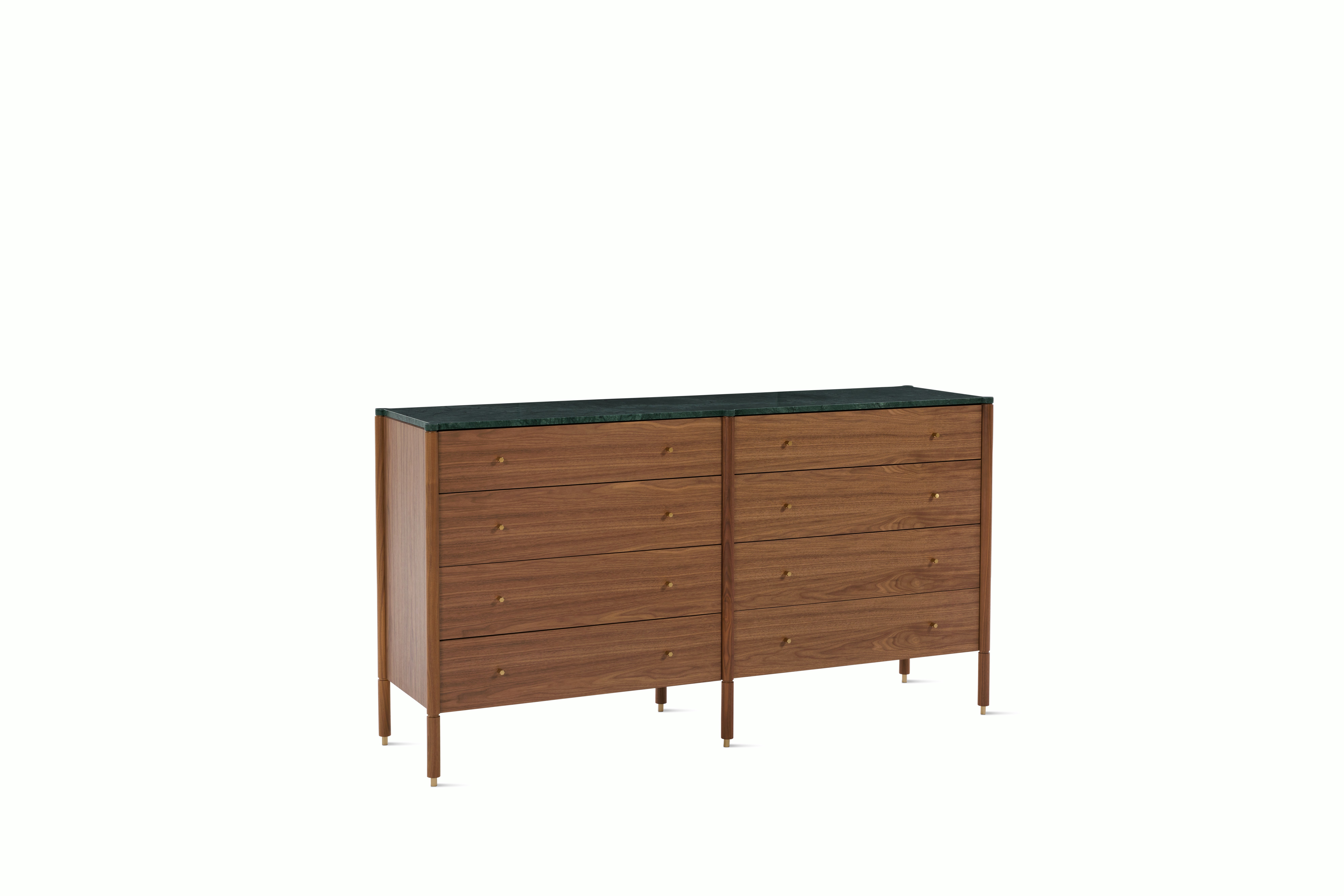 Morrison Dresser - Body Only - Walnut , Eight Drawer