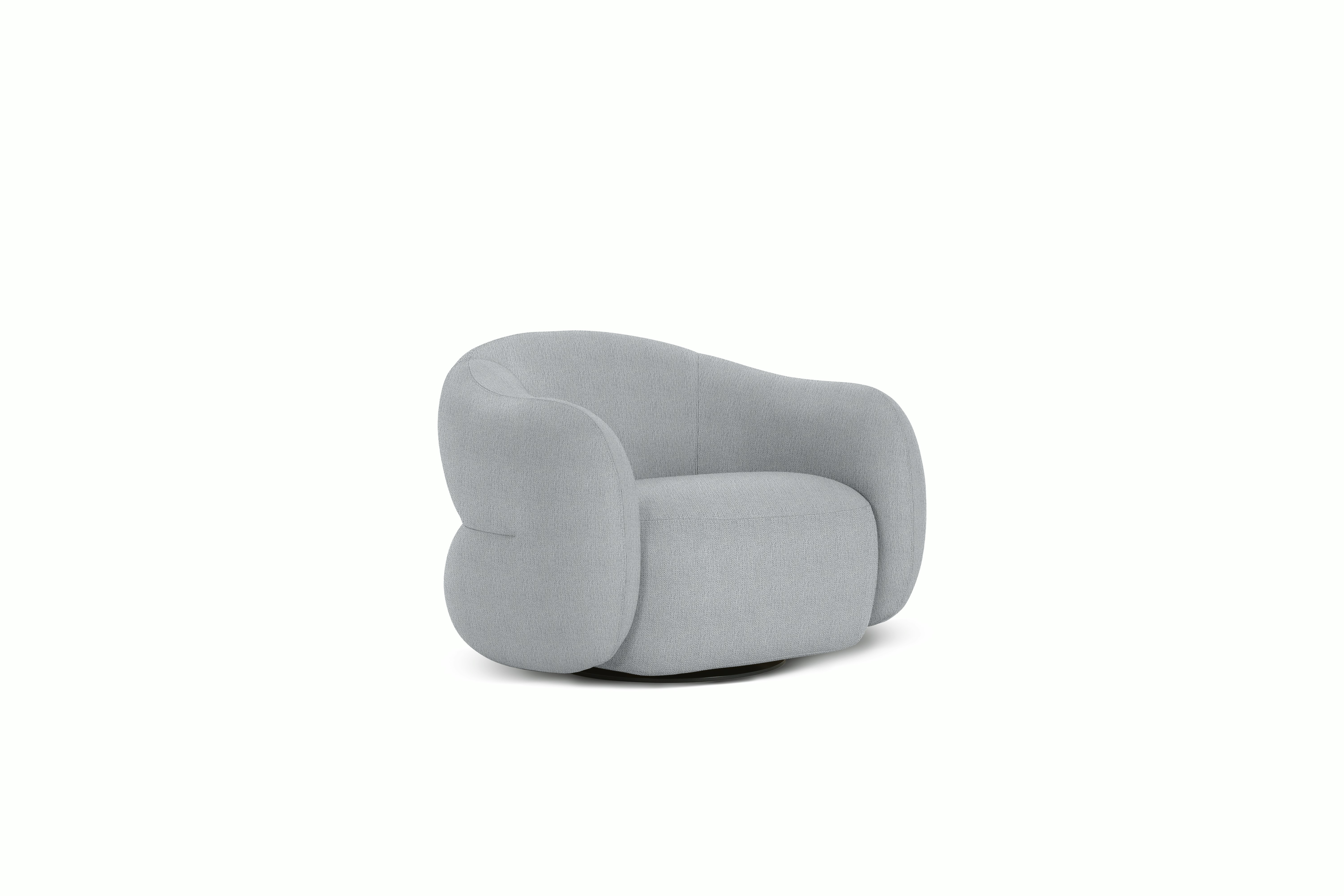Soffi Swivel Chair, Fabric