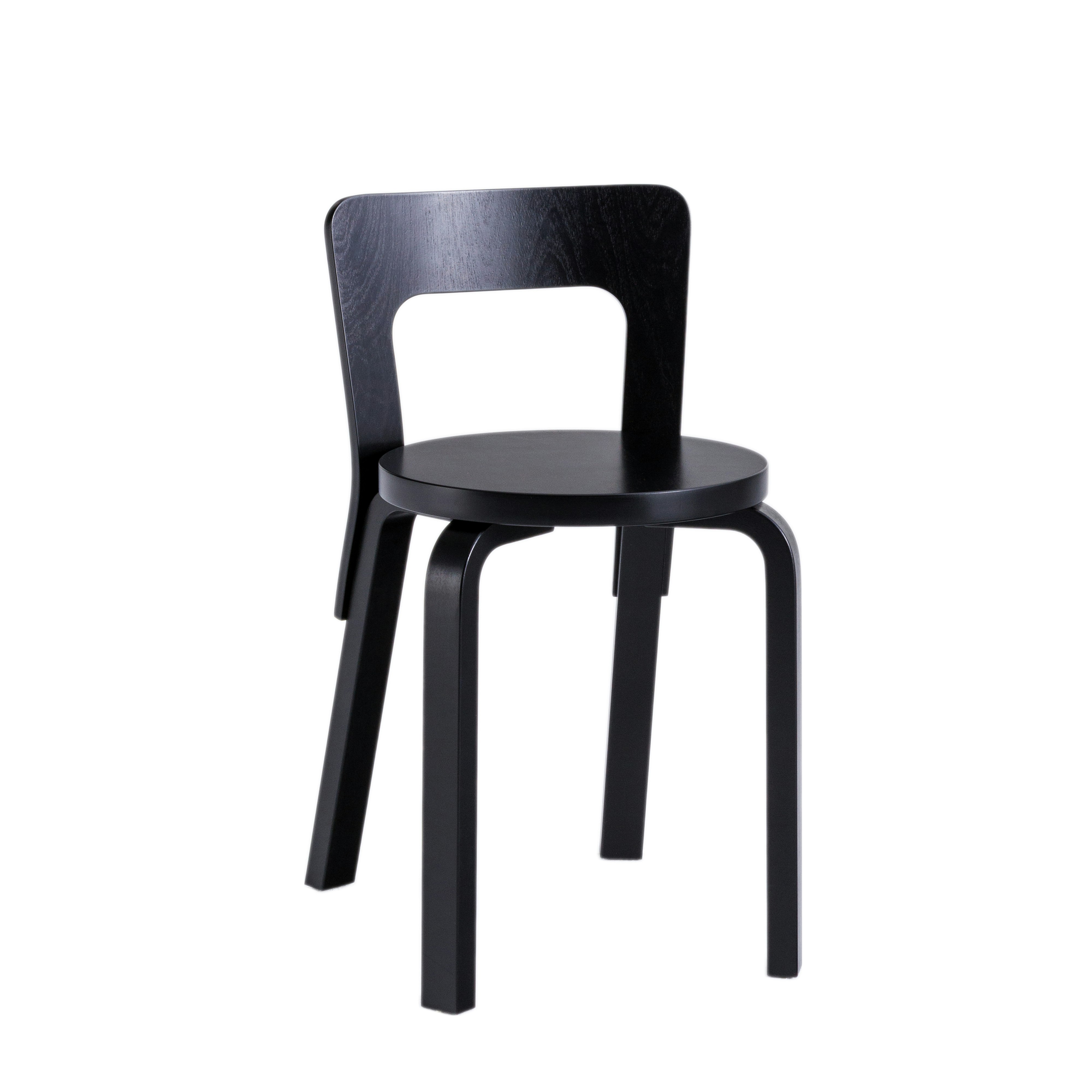 Chair 65 - Black Lacquered Birch