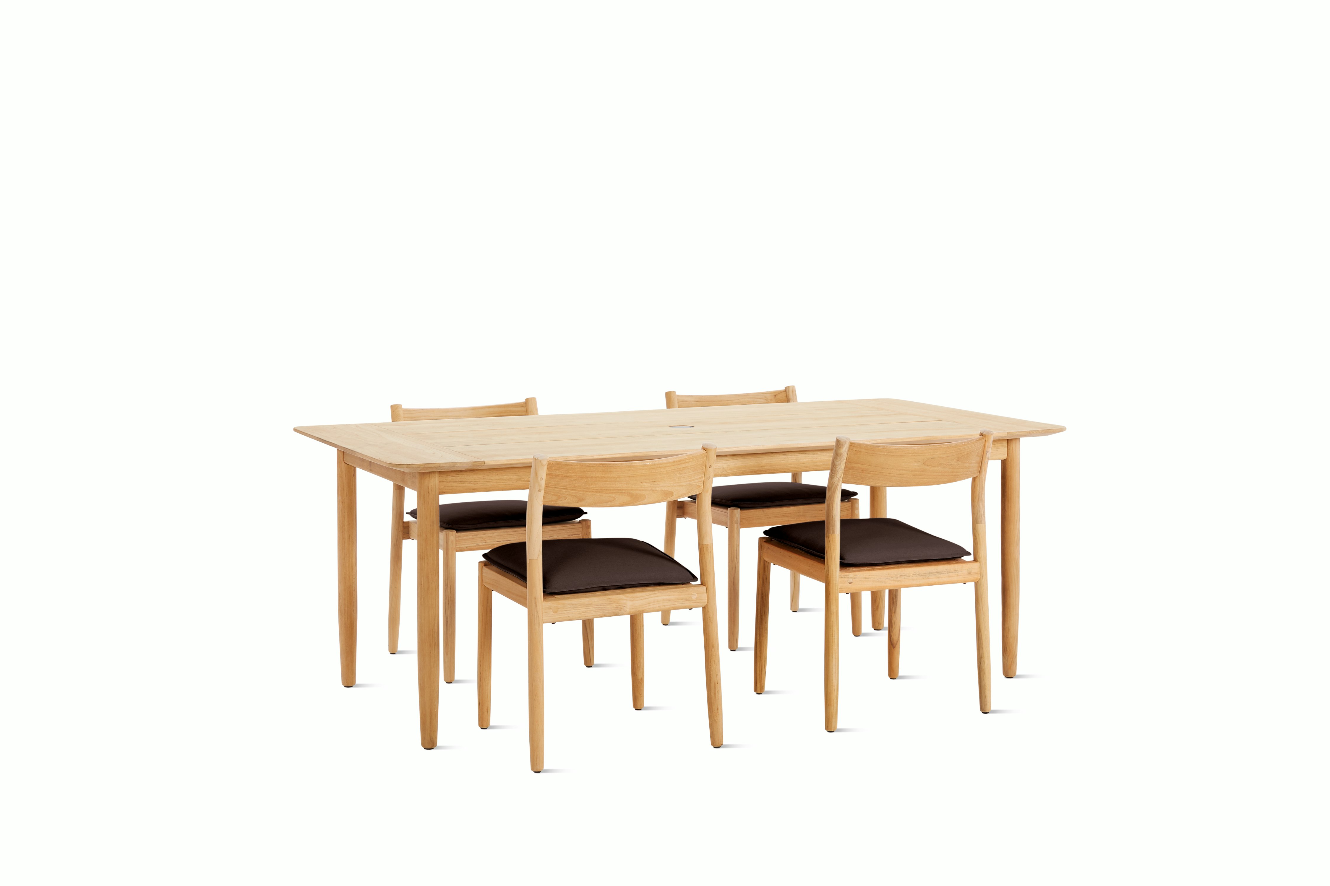 Terassi Dining Set - 4 Side Chairs,  Heritage Sable,  FSC Certified, FSC Certified