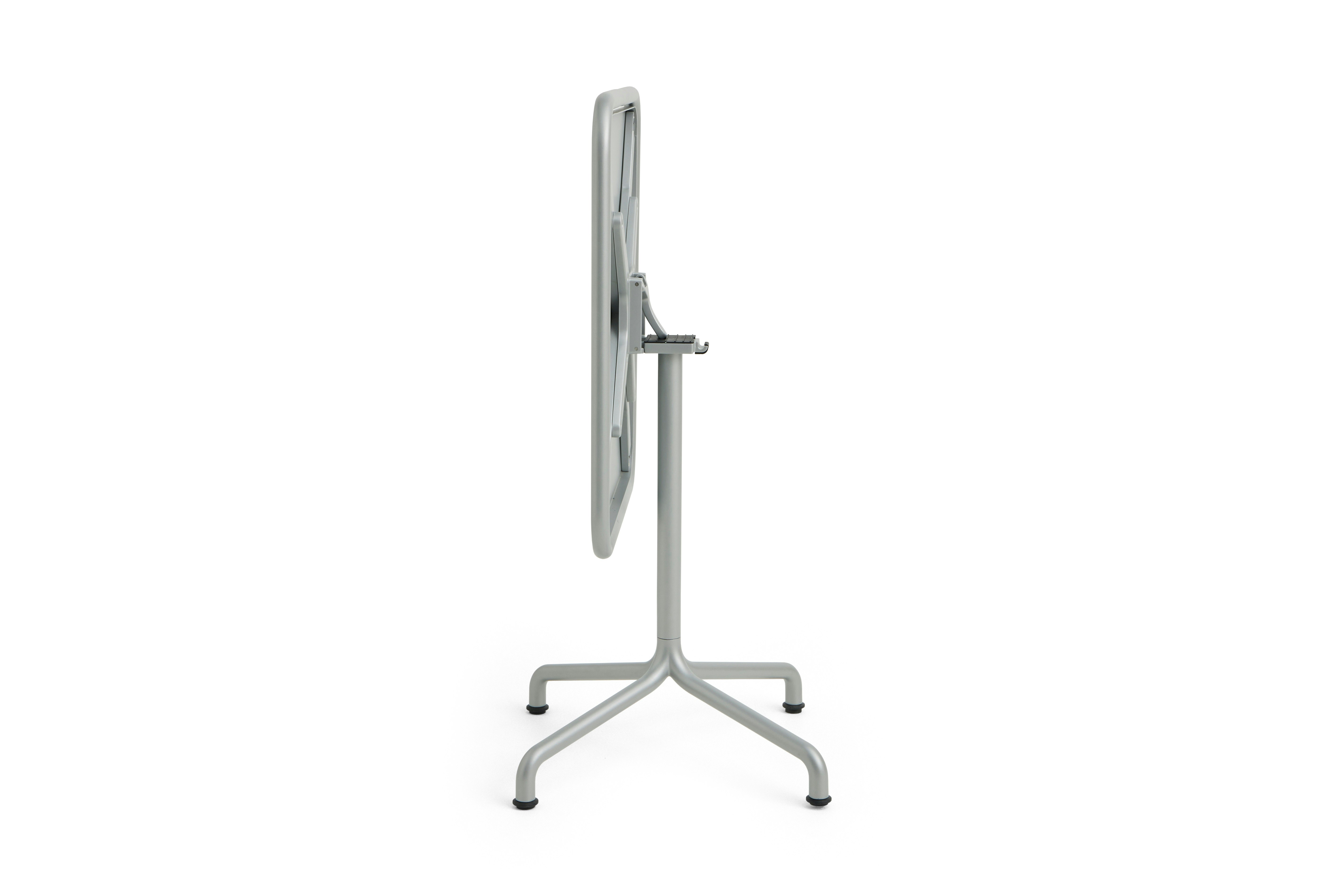 Deville Table - 23.6 x 27.5, Silver Grey