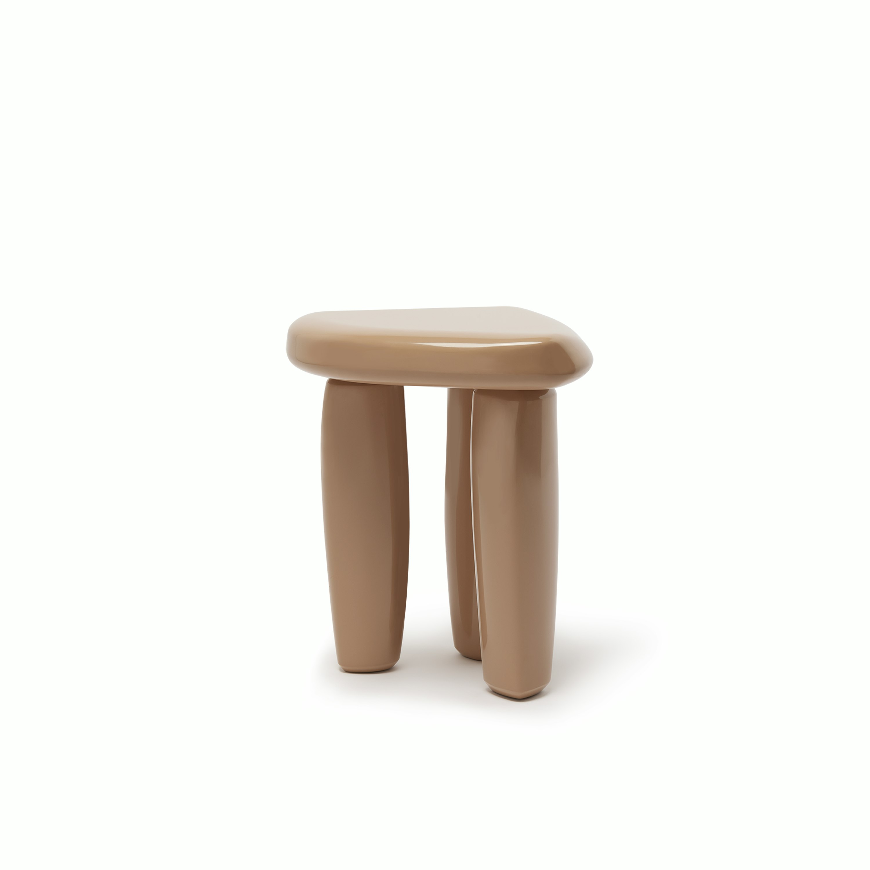 Isola Side Table - High Gloss Frappe