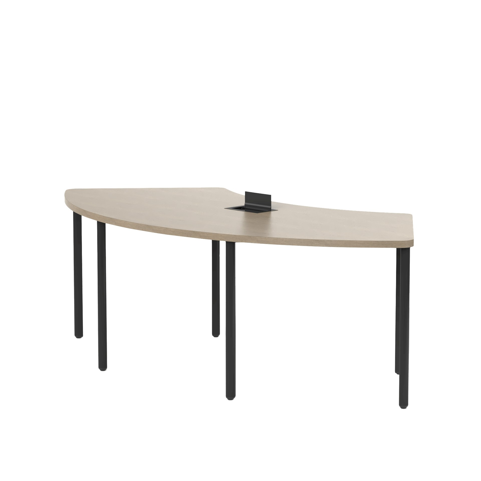 Starline Table, 42 x 85 in Phantom Cocoa and Black