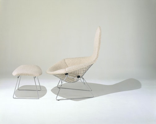 Bertoia Bird Lounge Chair and Ottoman