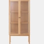 Curiosity Cabinet, Low in Natural Oak