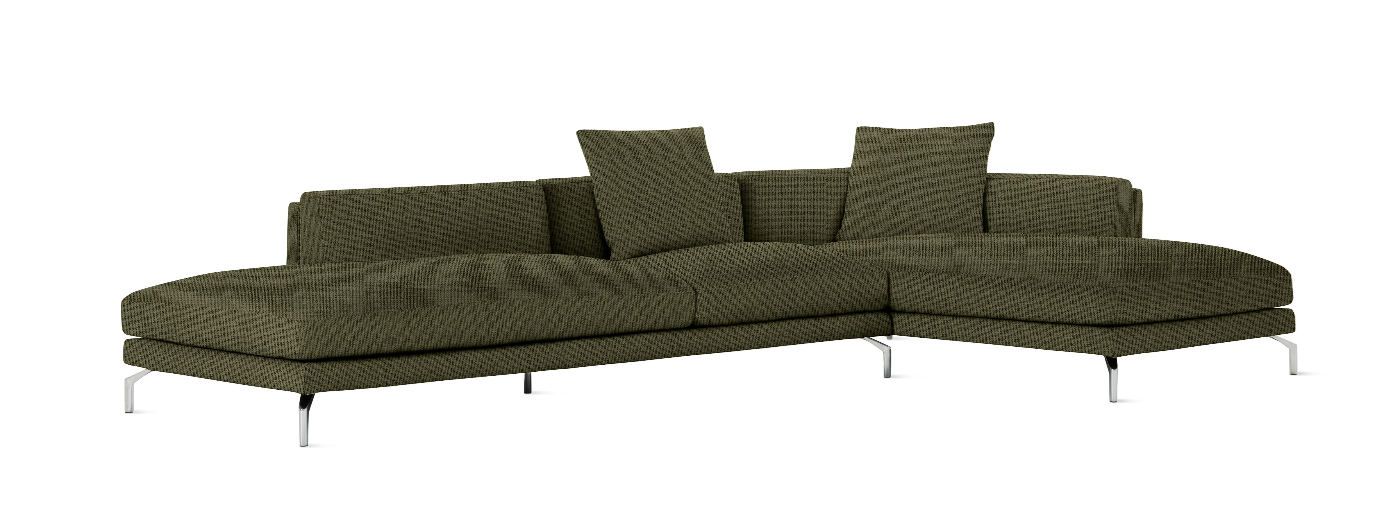 Como Open Sectional, Fabric