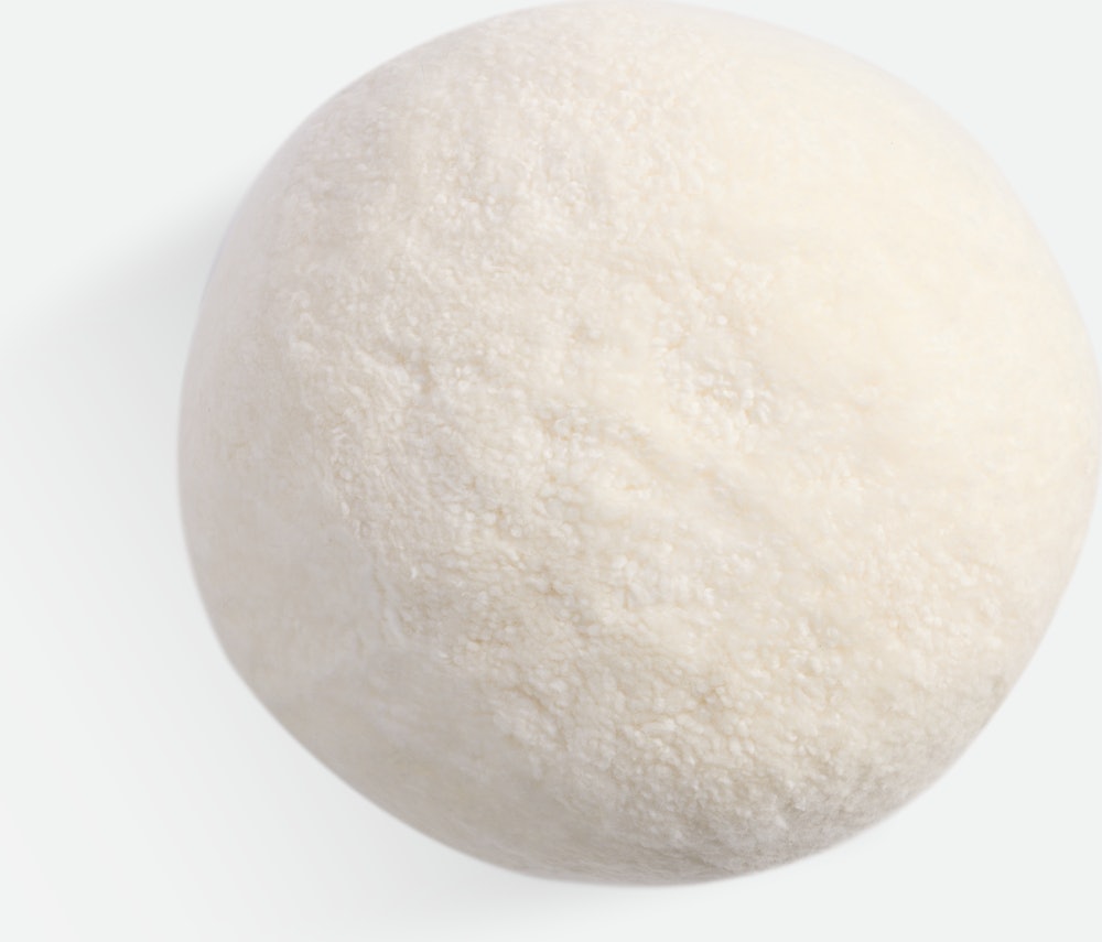 Sphere Sheepskin Throw Pillow