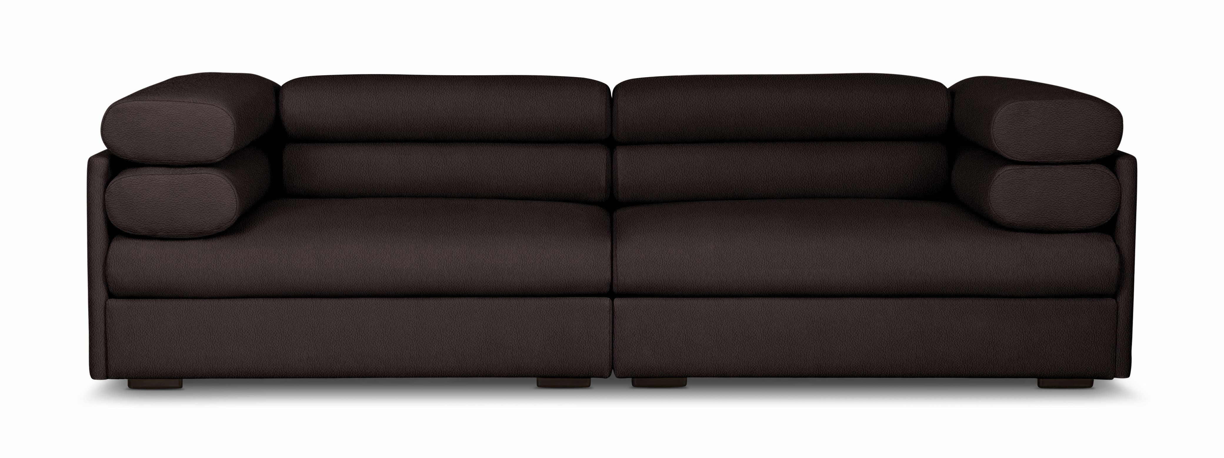 Elogio Sofa - Three Seater,  Sierra Leather,  Dark Brown