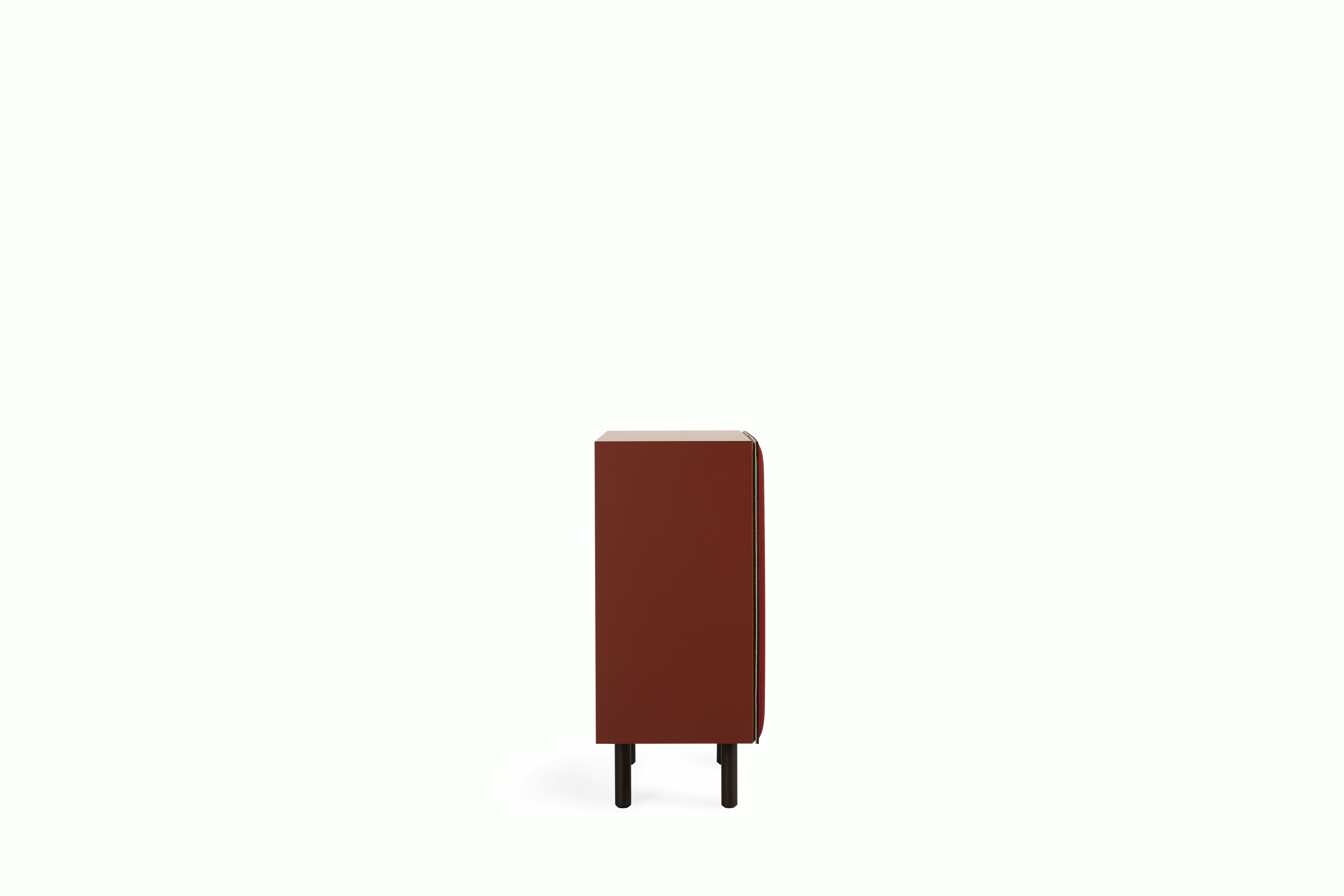 Tacito Sideboard - burgundy,  mint