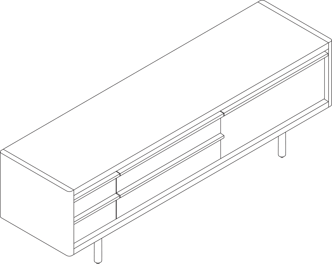 A line drawing - New Canaan Media Unit
