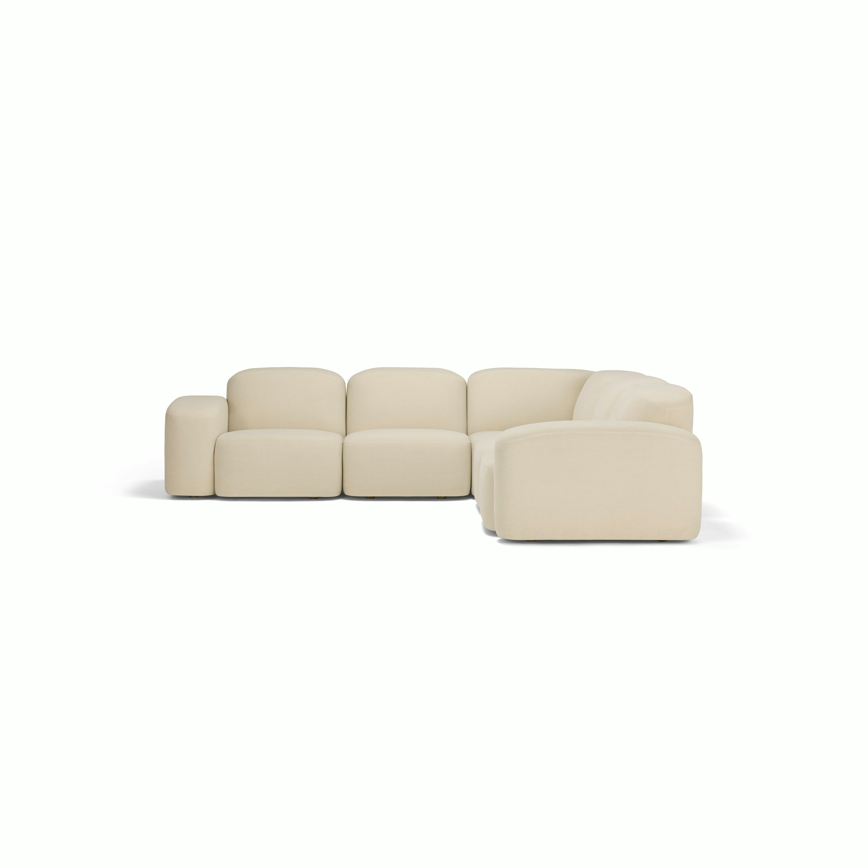 Muse Five Seat Corner Sectional - Cabarita, Natural