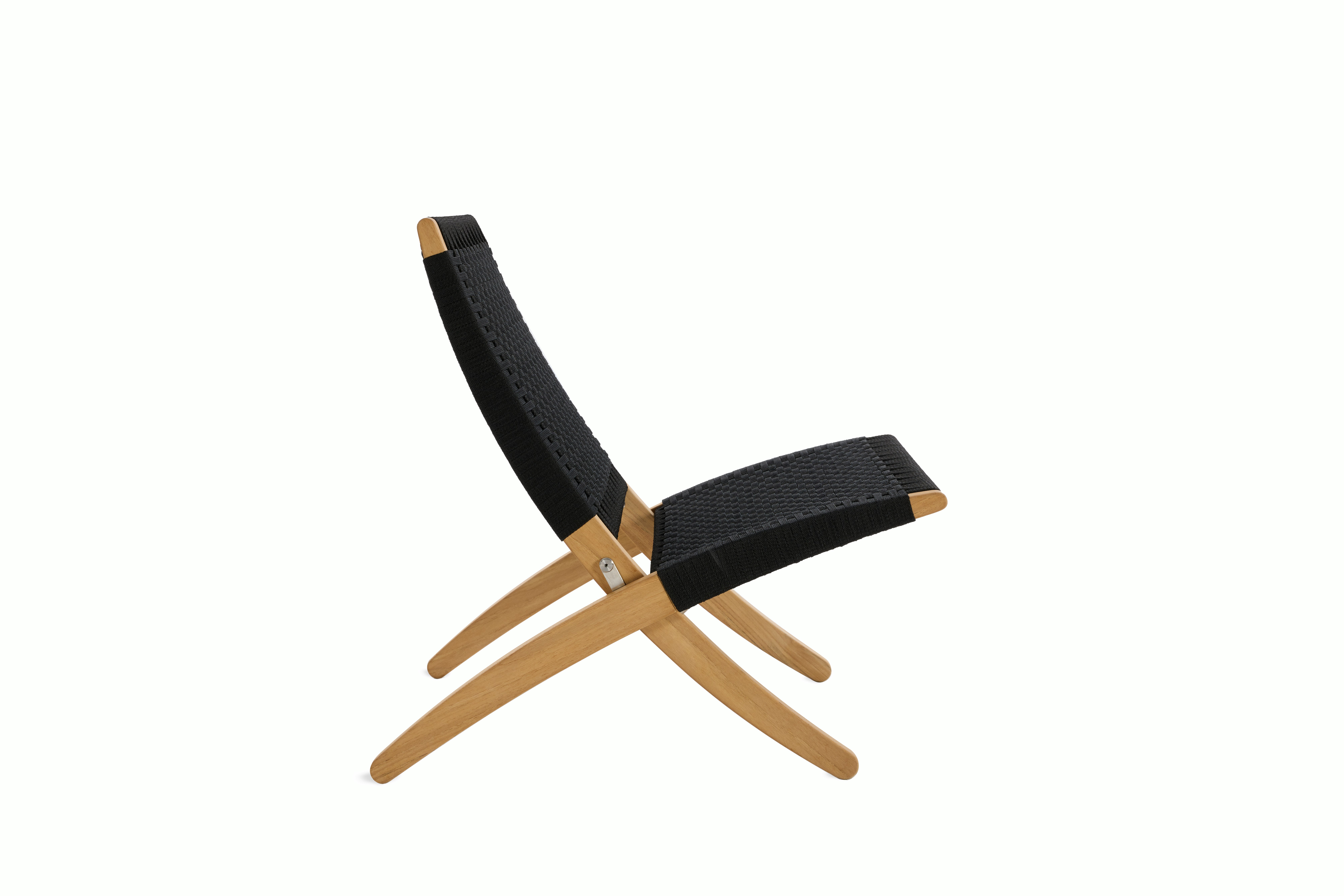 Cuba Outdoor Lounge Chair - black