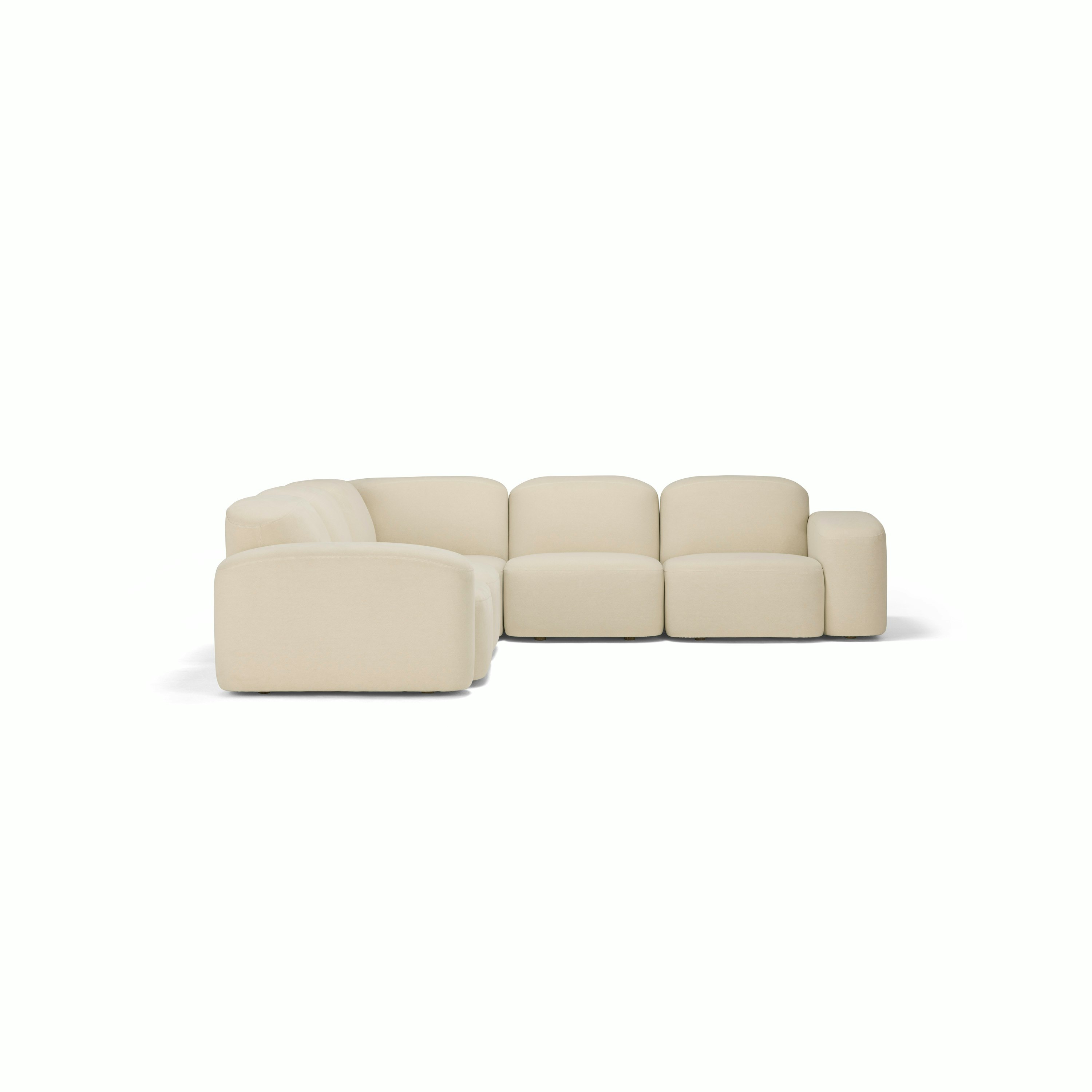 Muse Five Seat Corner Sectional - Cabarita, Natural
