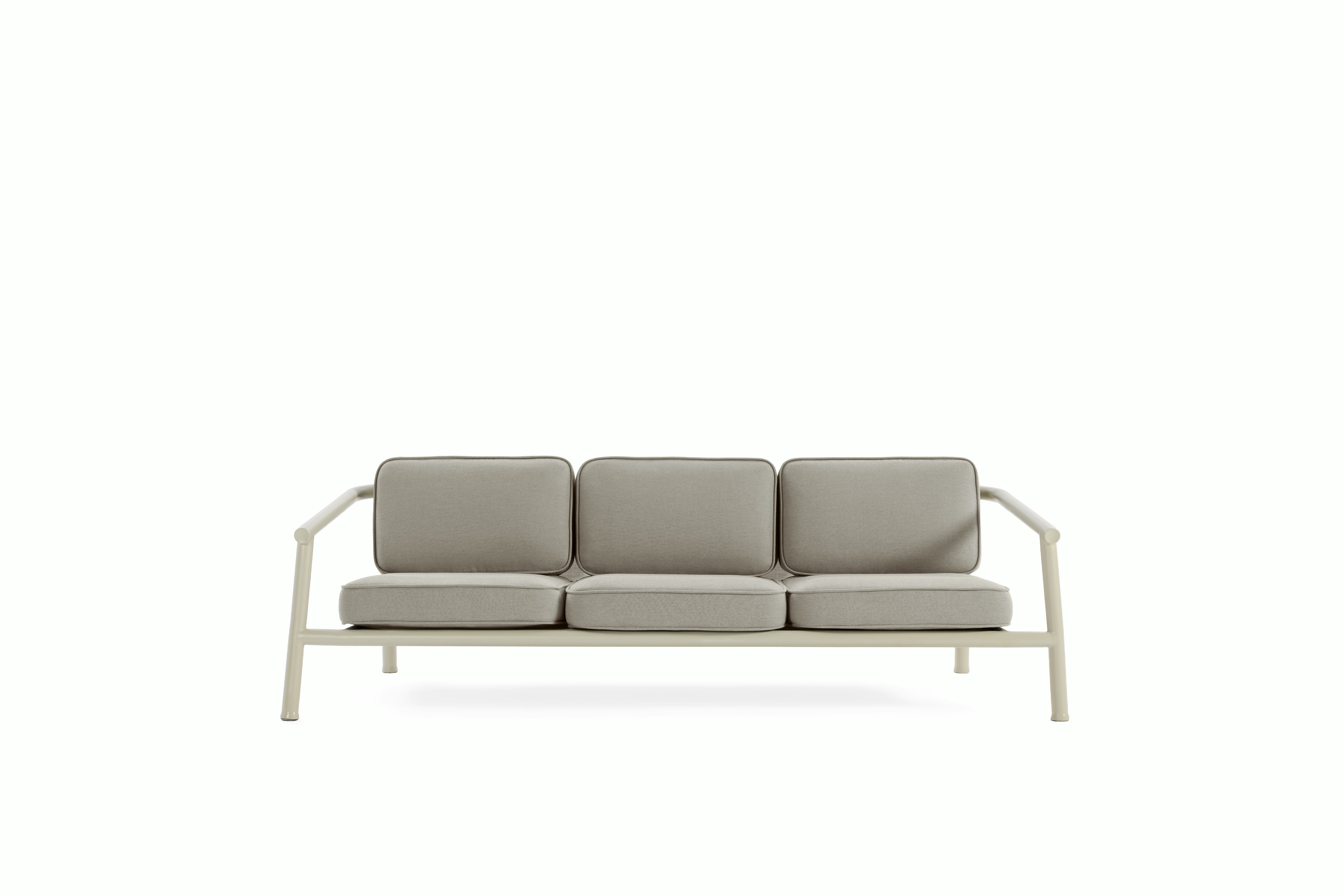Campus Outdoor Sofa, Three Seater