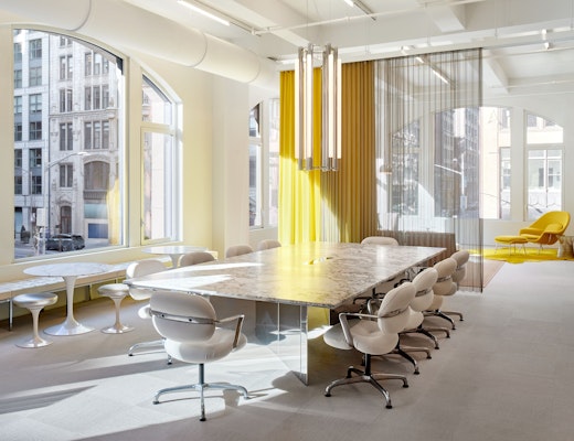 Knoll NYC Showroom with LSM Conference Table and Morrison Hannah Chairs Knoll NYC Showroom LSM Conference Table Morrison Hannah Chairs