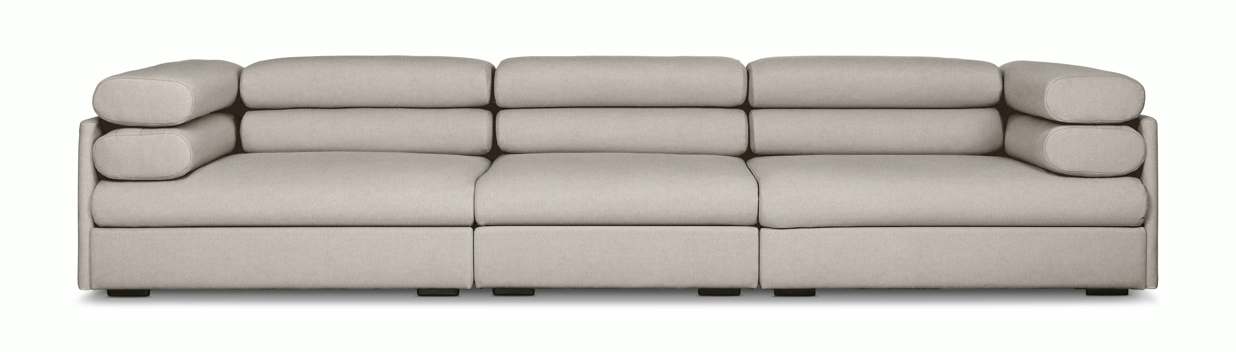 Elogio Sofa - Four Seater,  Spitfire Velvet,  Cream