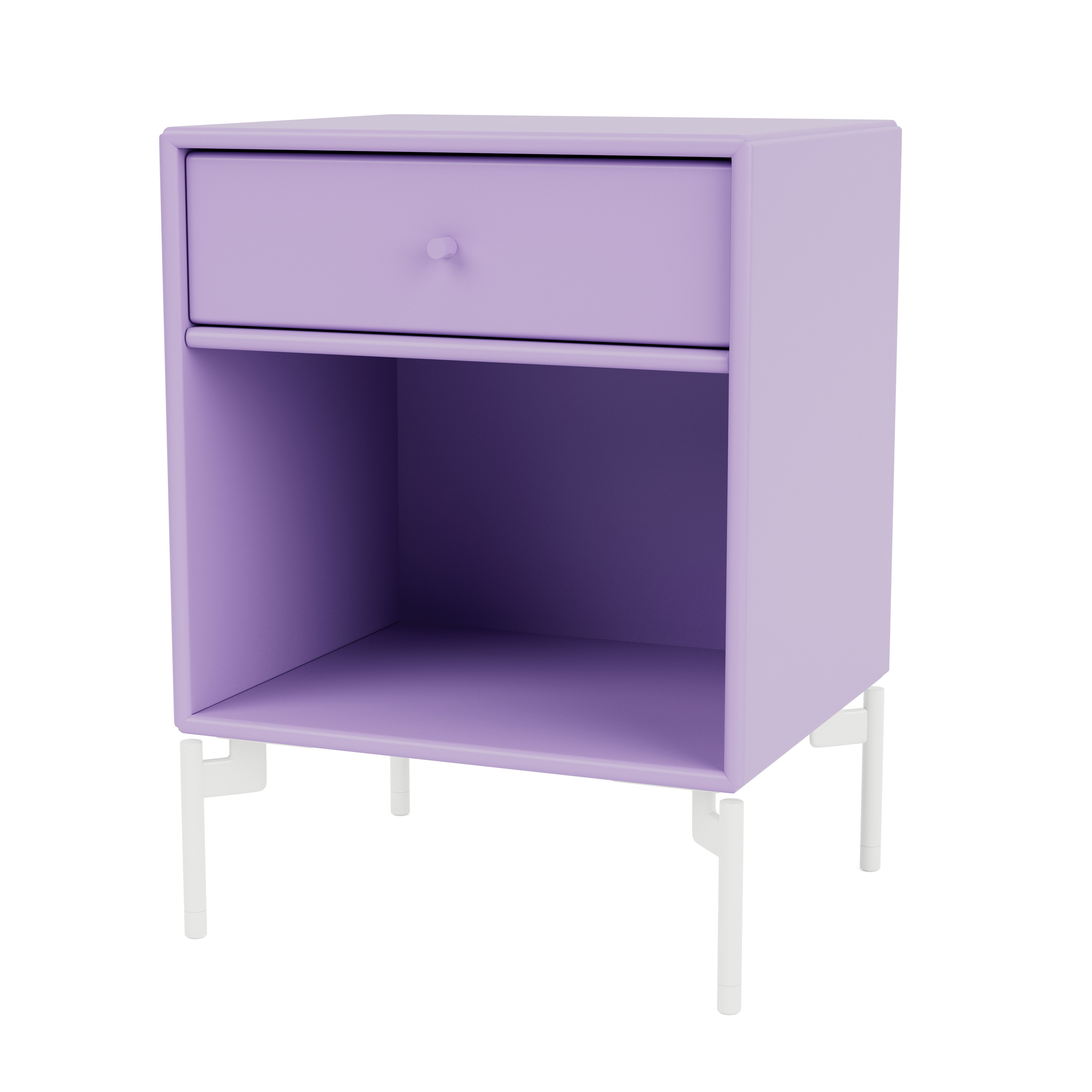 Dream Bedside Table - Iris, Snow Legs