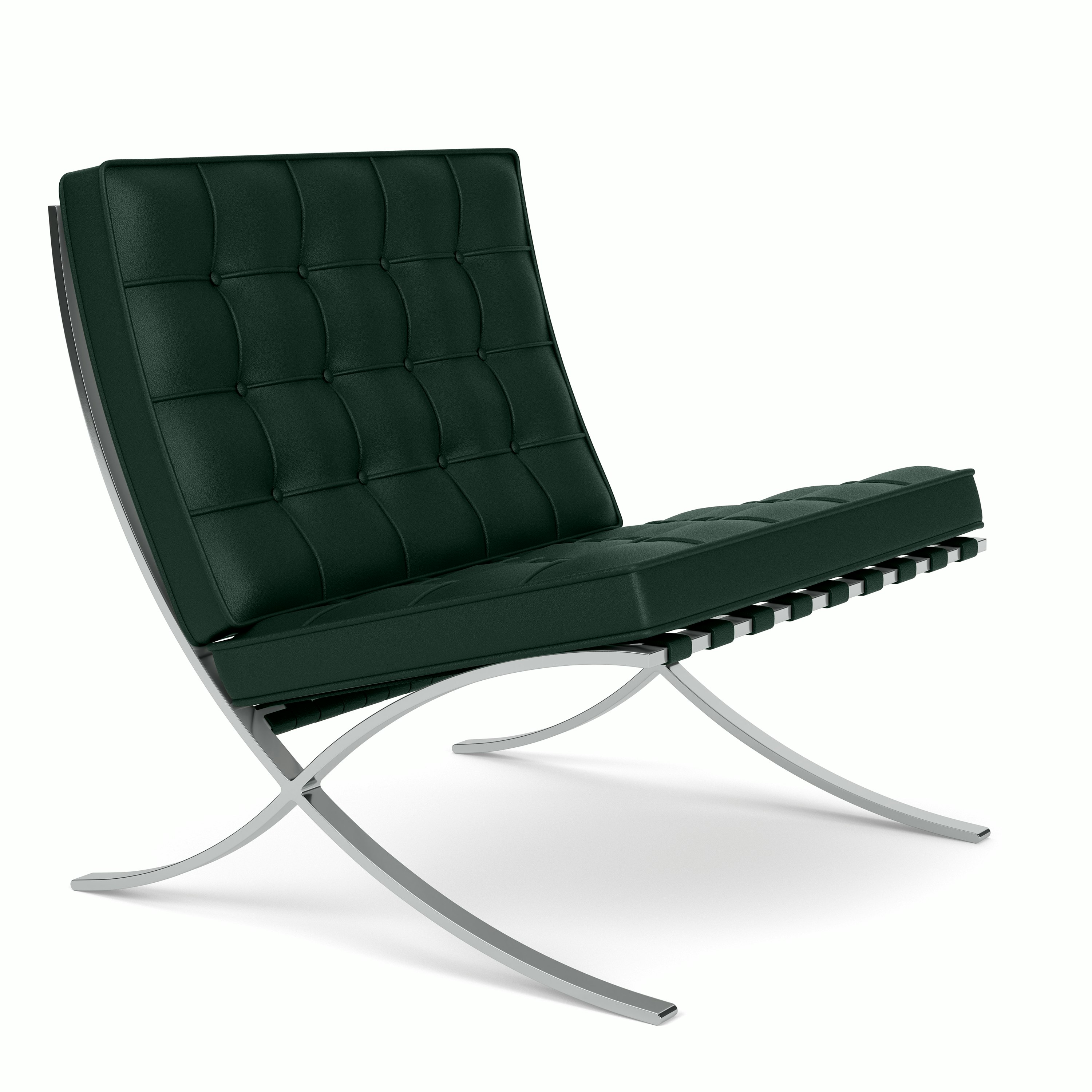 Barcelona Chair -  Volo Leather, Arbor Shade