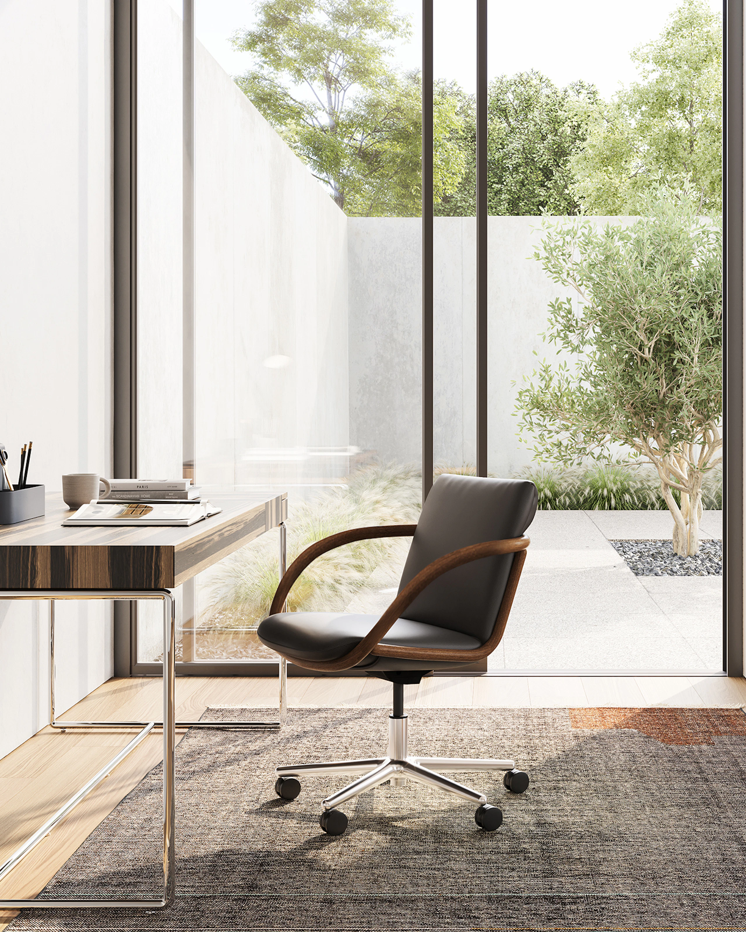 Suits spaces across residential and professional settings, including conference rooms, meeting areas, and private offices.