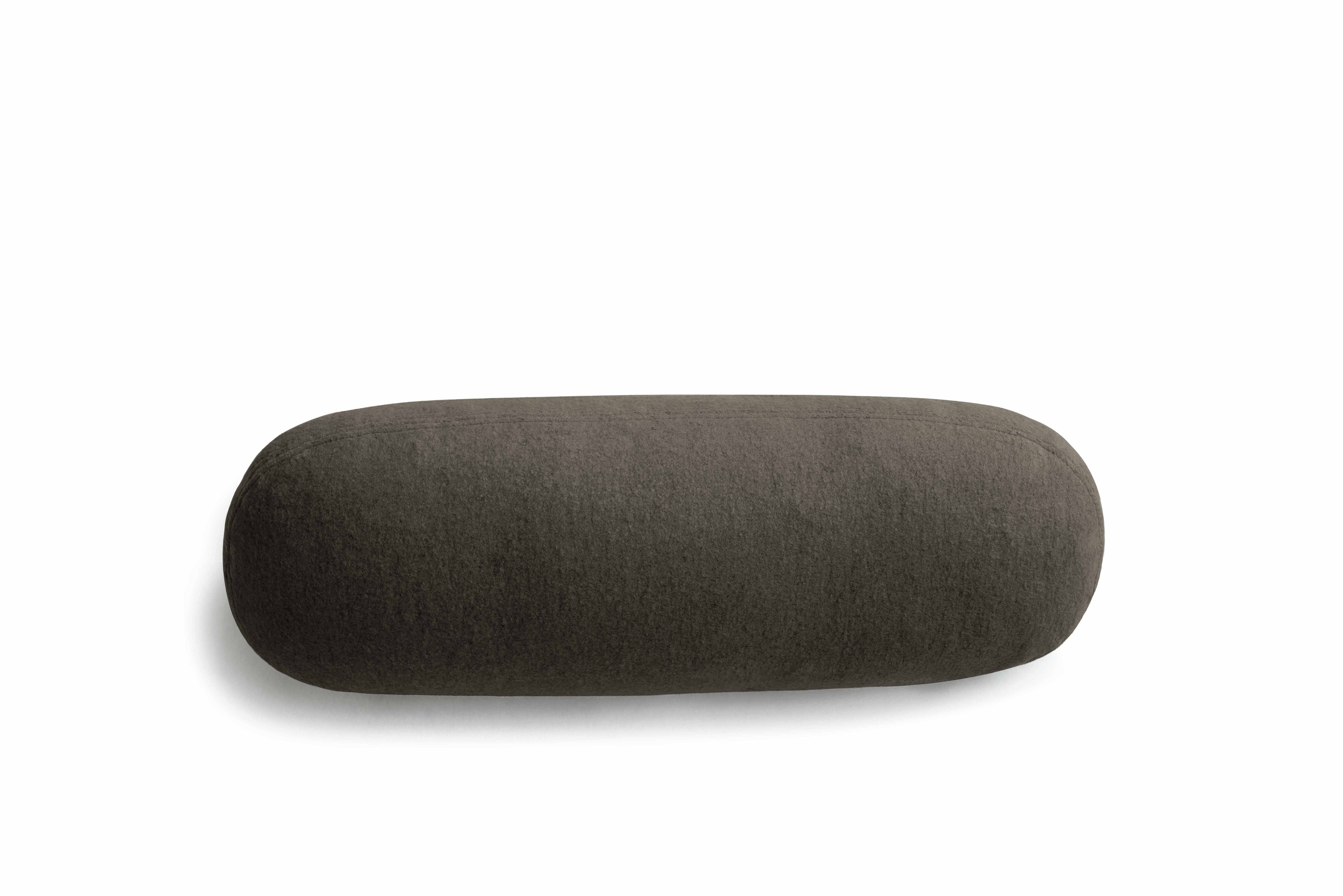 A Biboni Lumbar Pillow in nan viewed from an angle.
