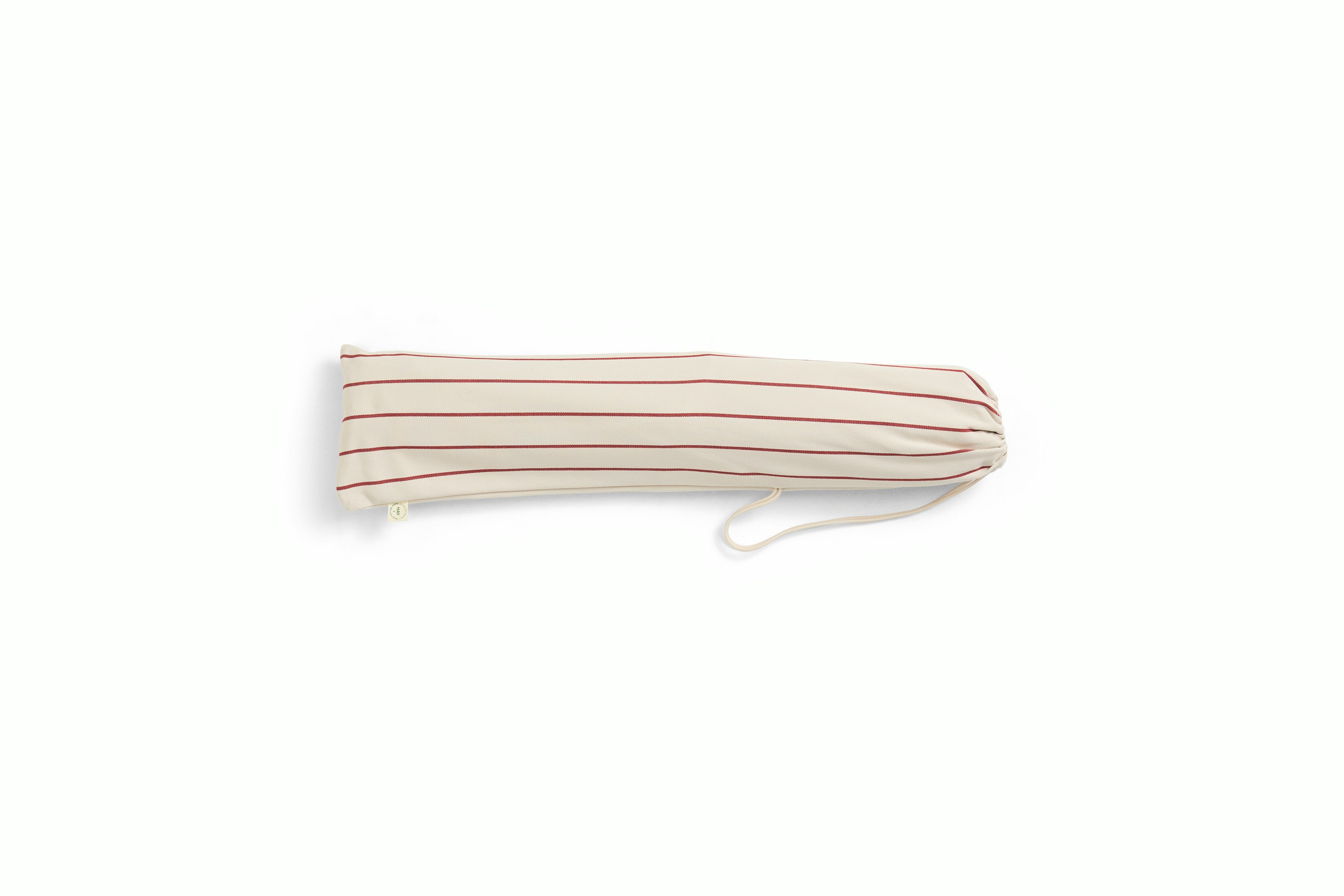Outdoor Market Hammock - Beige With Red Stripe