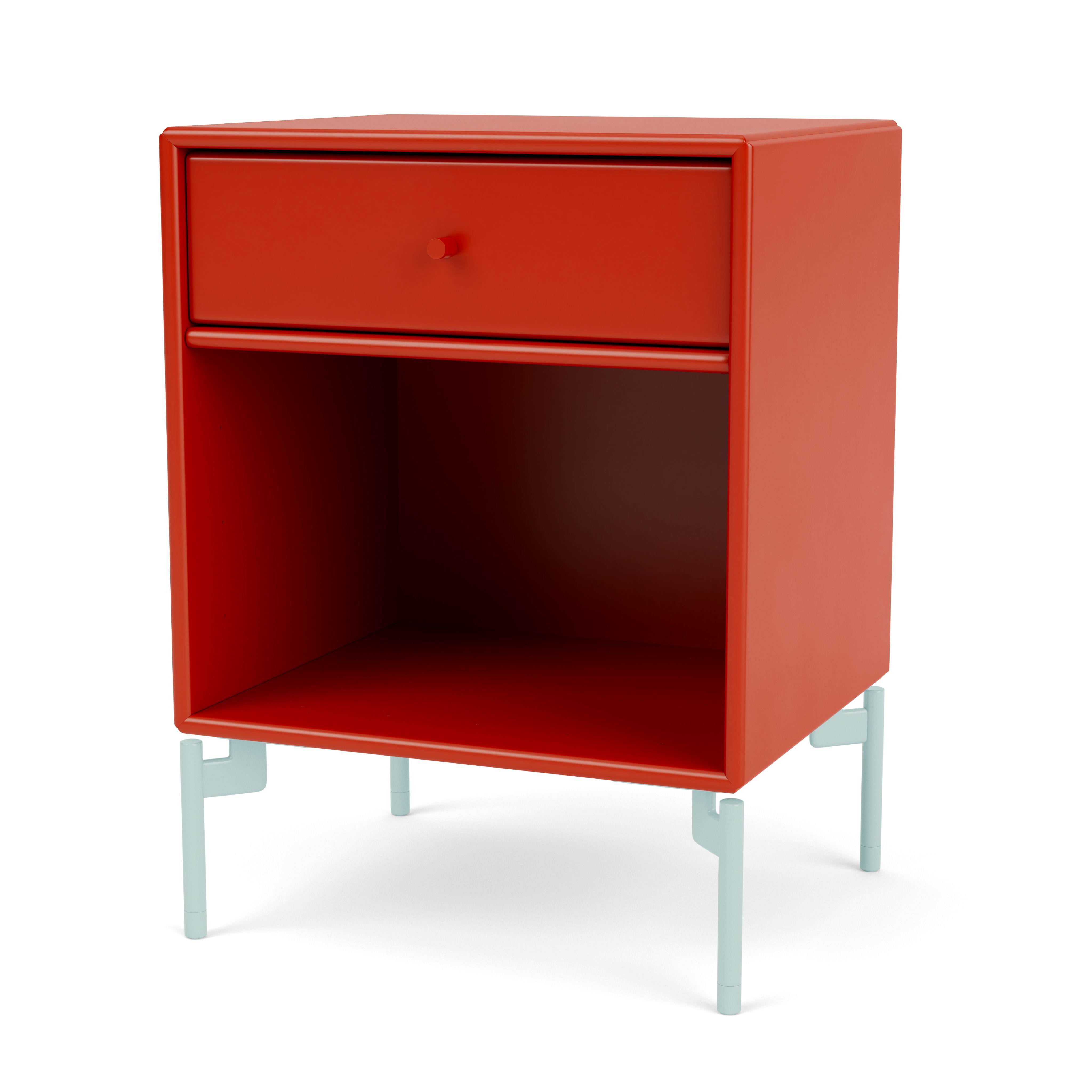 Dream Bedside Table - Rosehip, Flint Legs