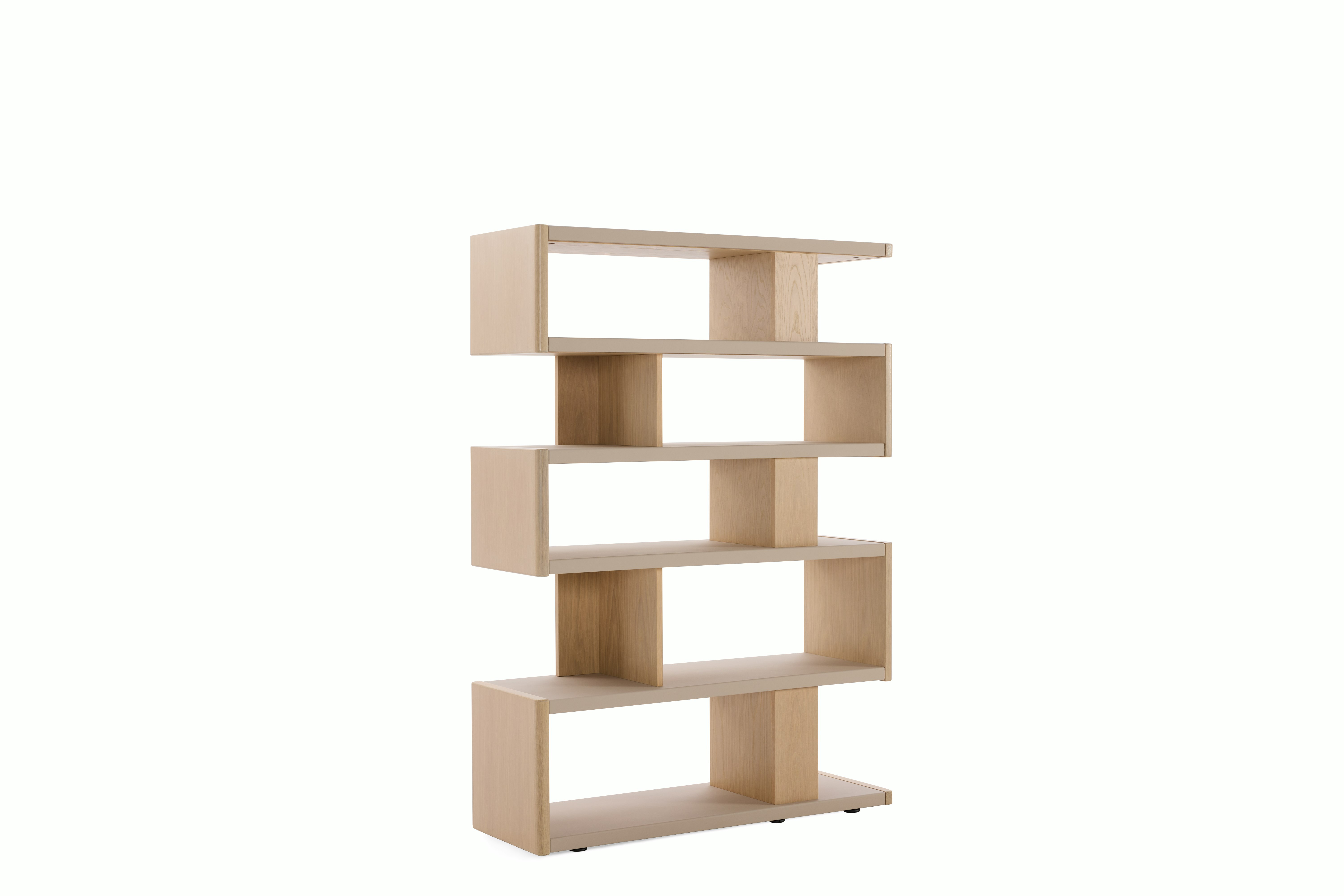 New Canaan High Bookshelf - oak,  champagne