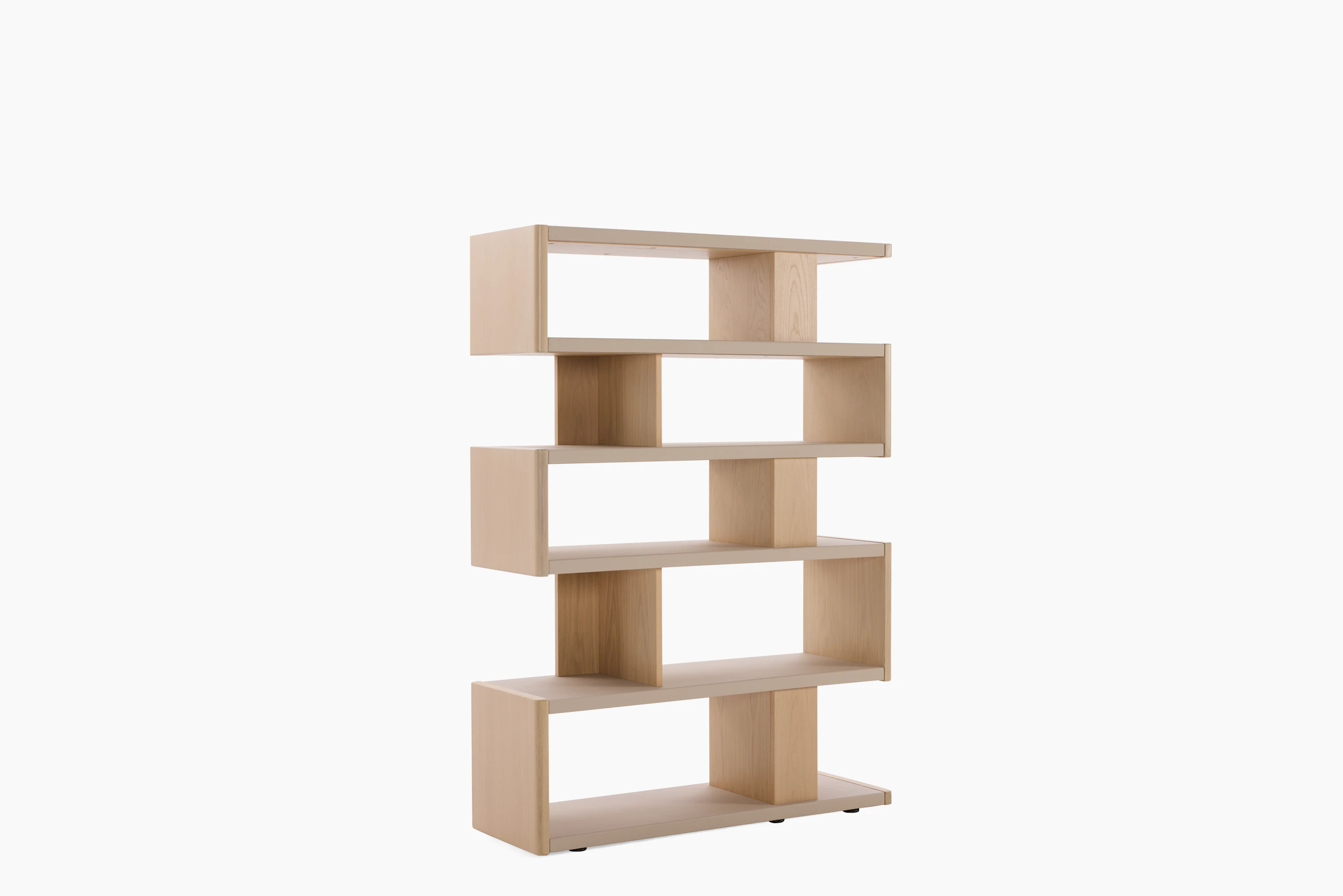 New Canaan High Bookshelf - oak, champagne