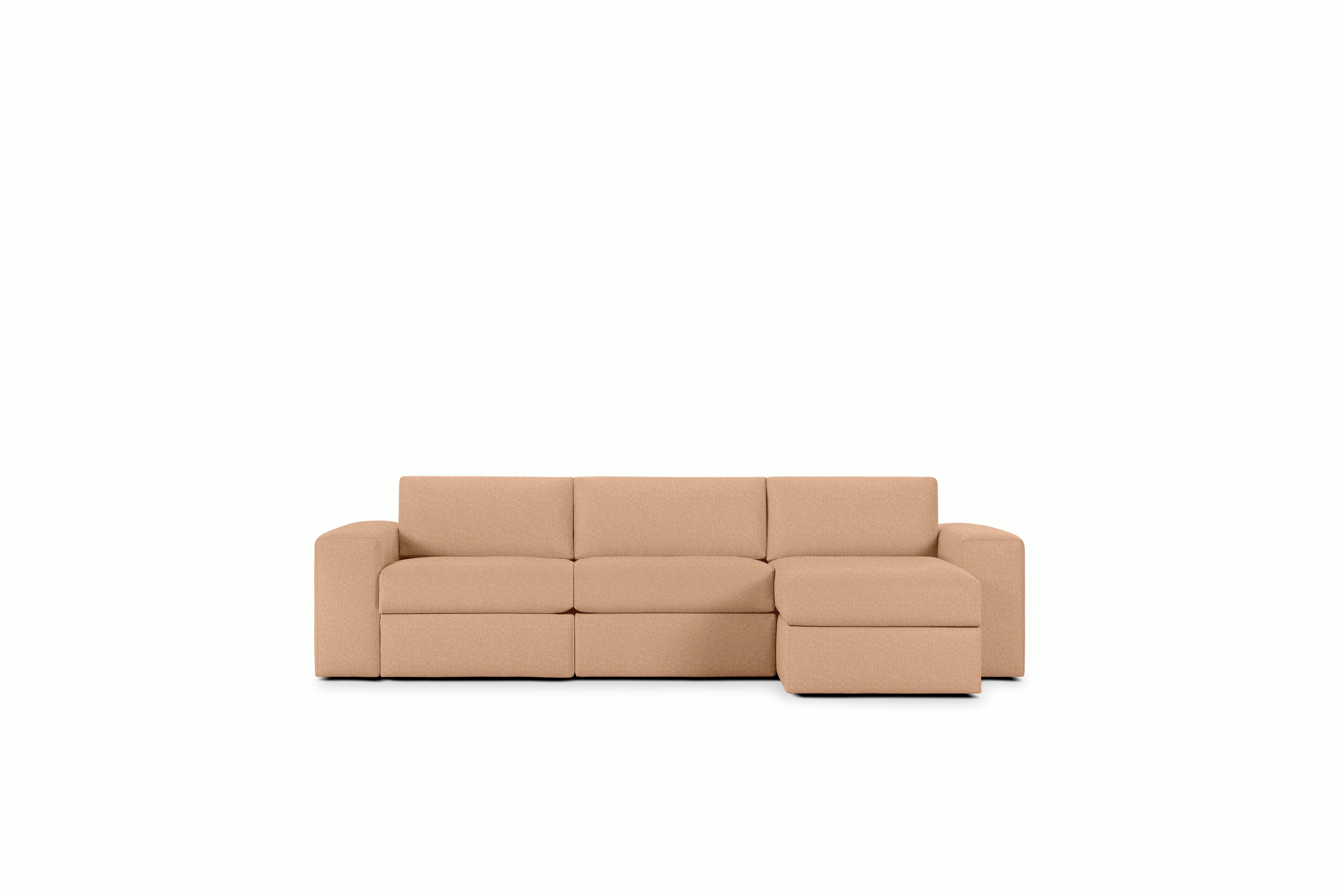 Irvin Sectional Chaise - Right,  Mode,  Blush