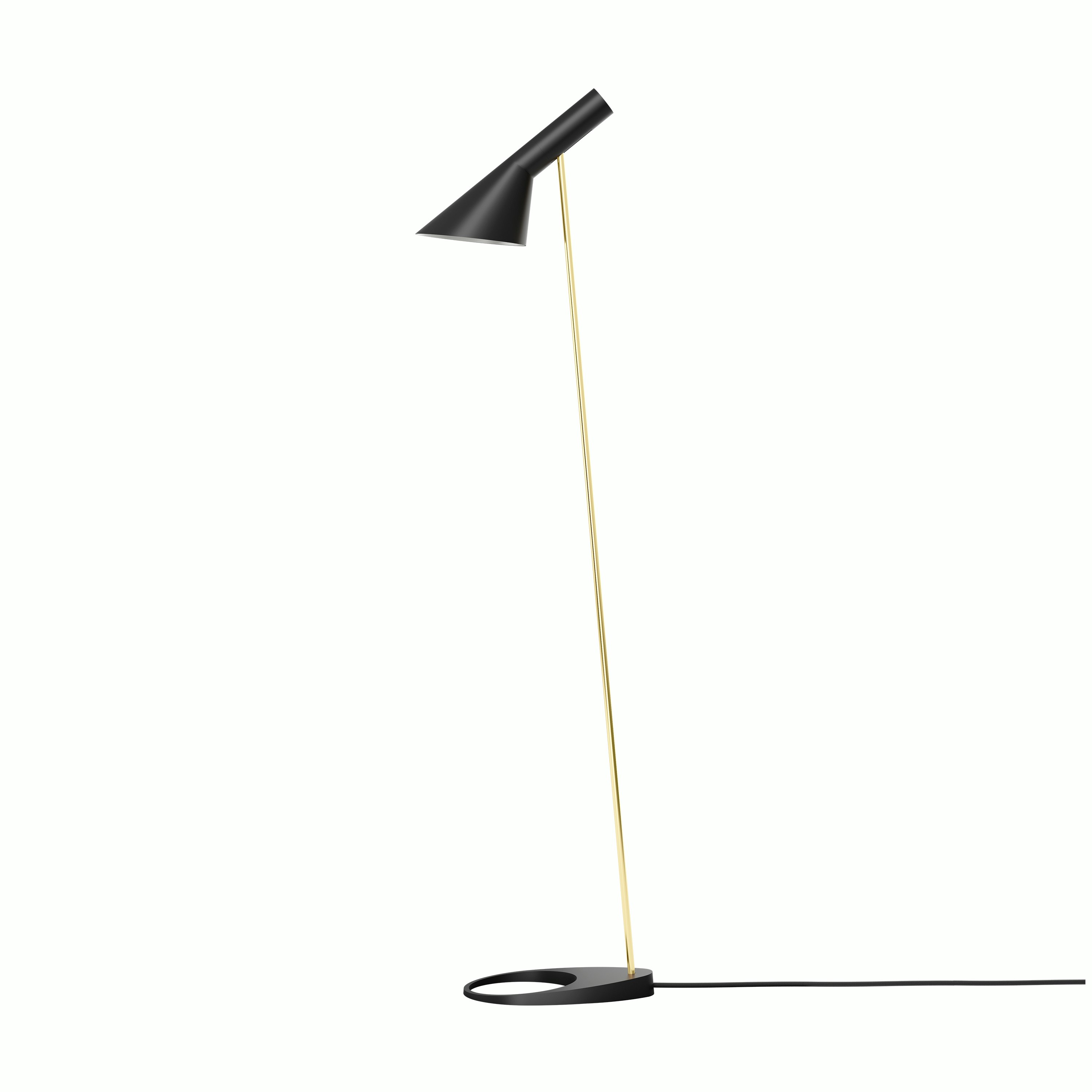 AJ Floor Lamp - Black / Brass