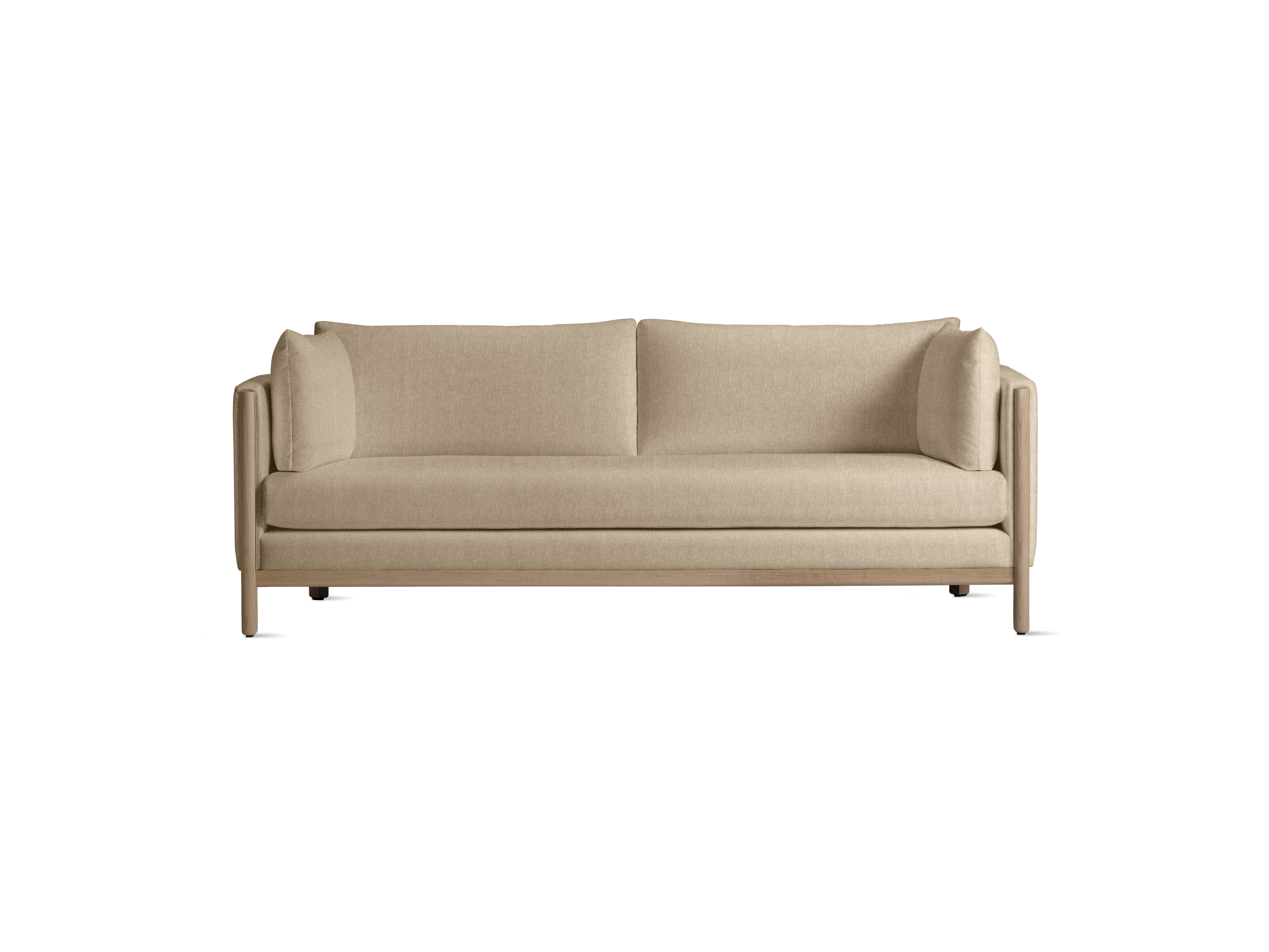 Emmy Sofa, 80 In, Mode, Basket, Oak
