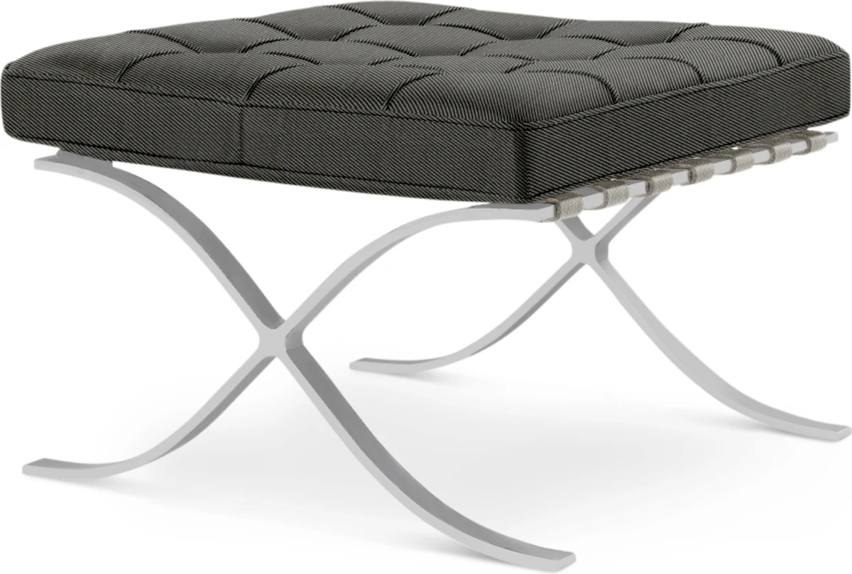 Barcelona Stool, Fabric by Knoll