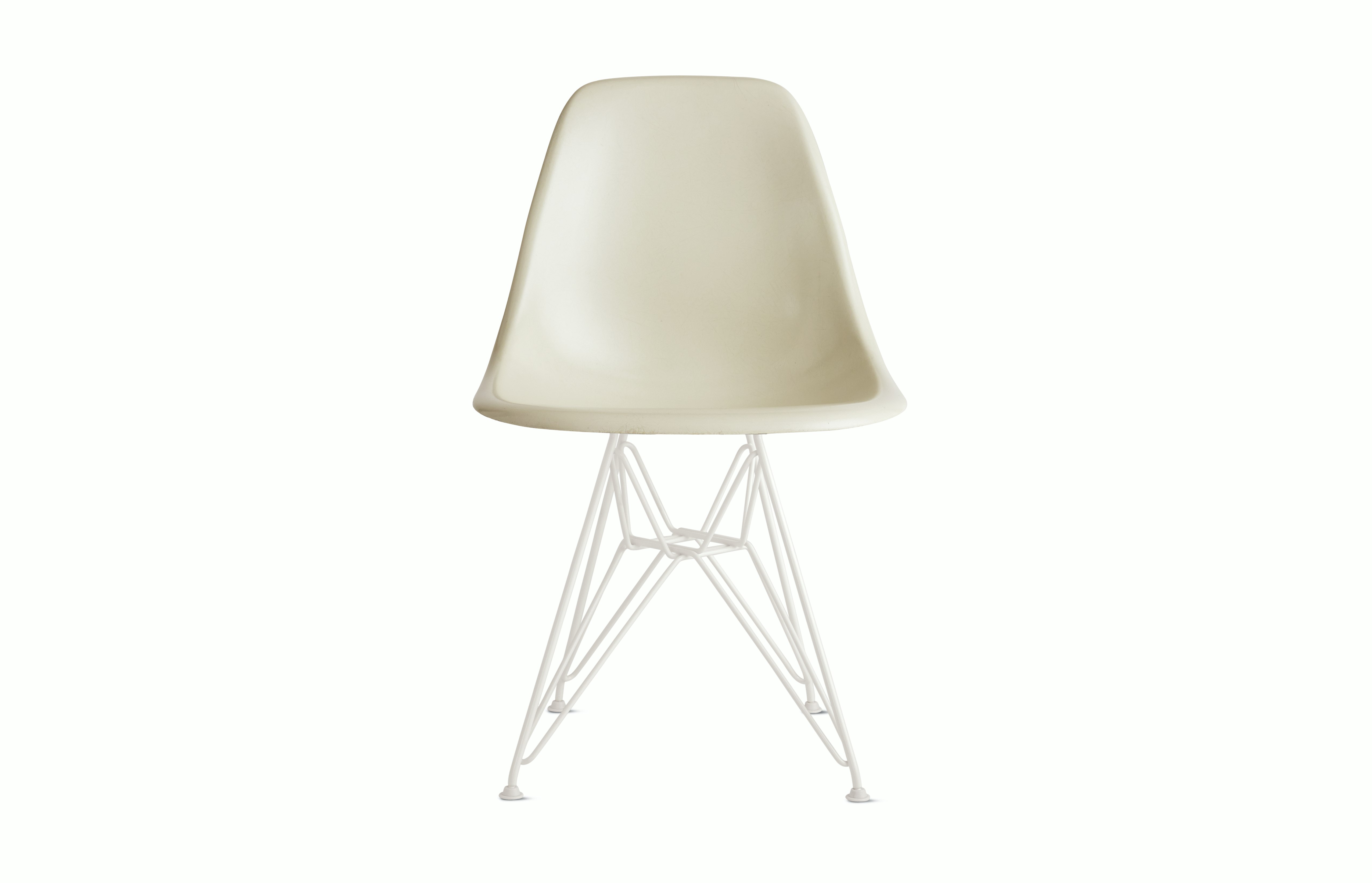 Eames Molded Fiberglass Wire-Base Side Chair (DFSR)