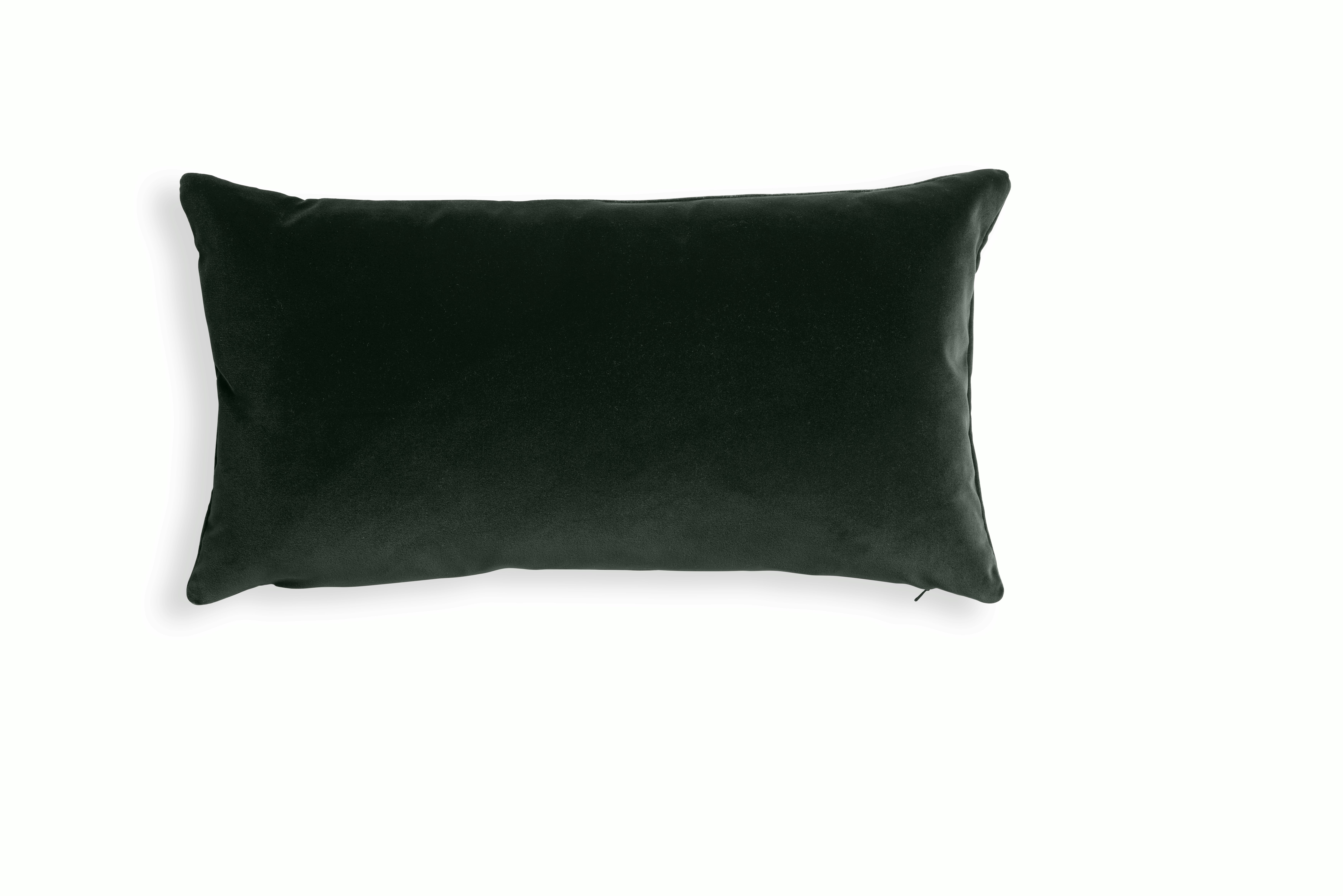 Cotton Velvet Lumbar Throw Pillow