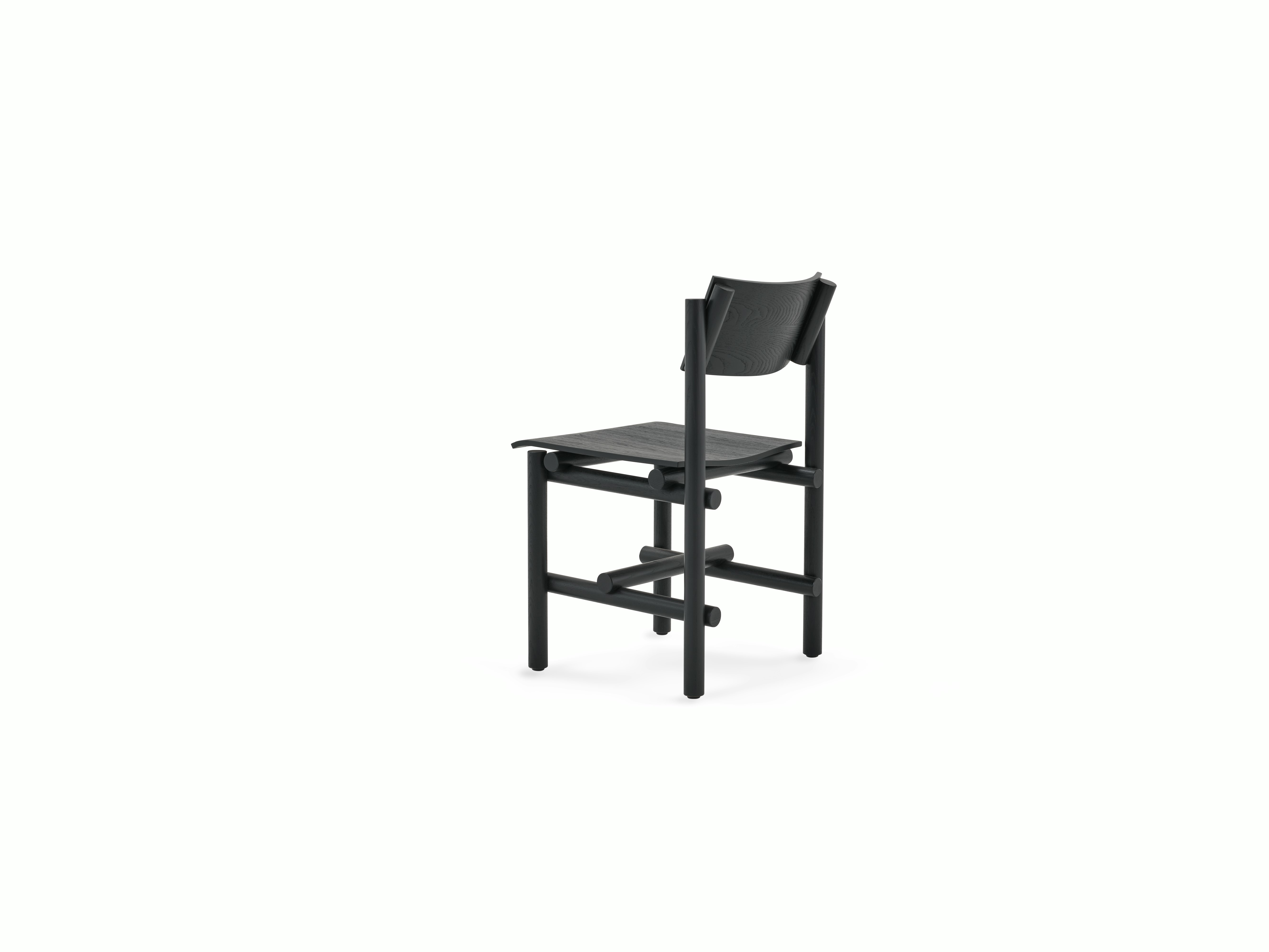 Muecke Side Chair - ebonized