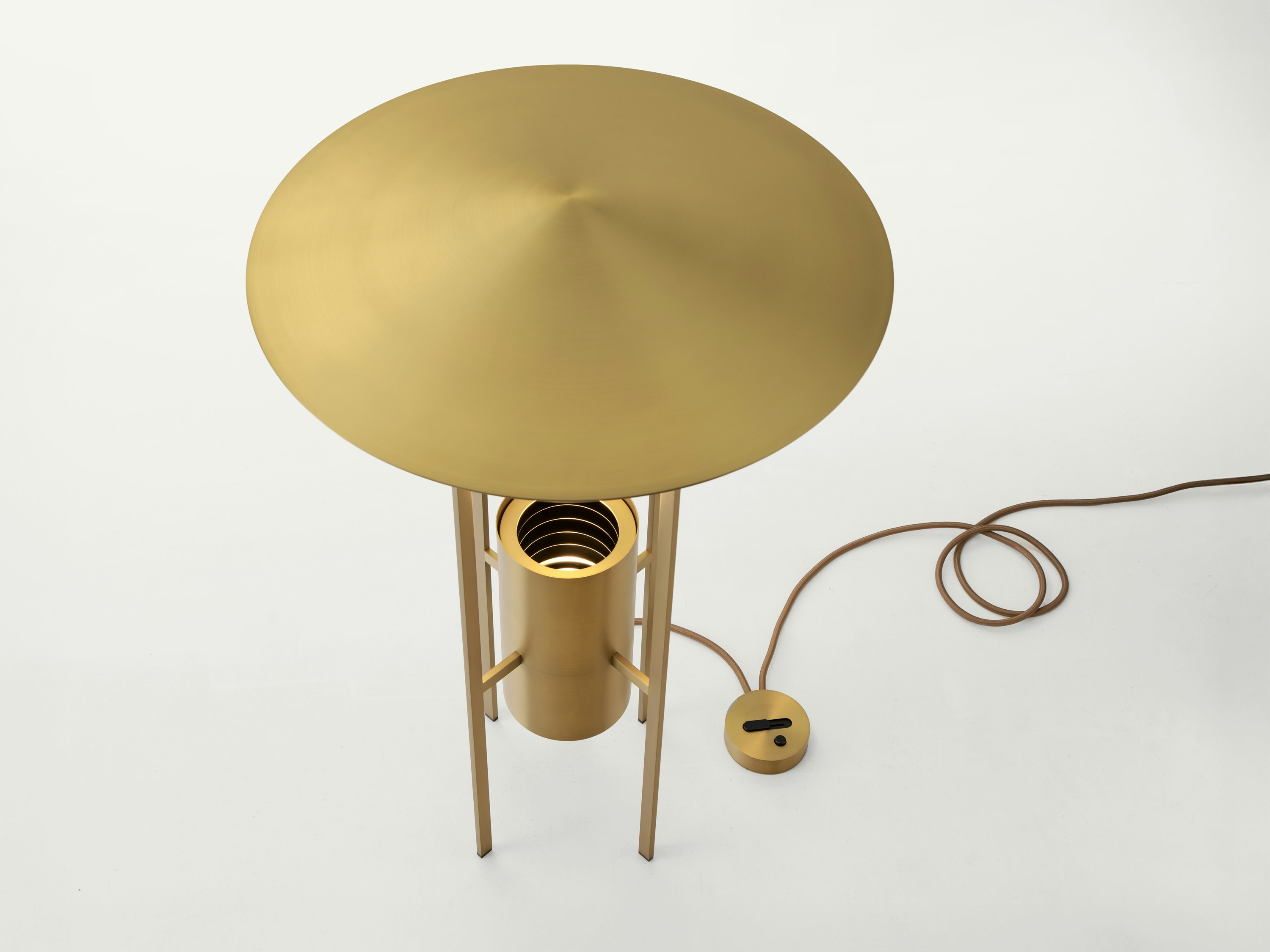 Johnson-Kelly Floor Lamp - Brass
