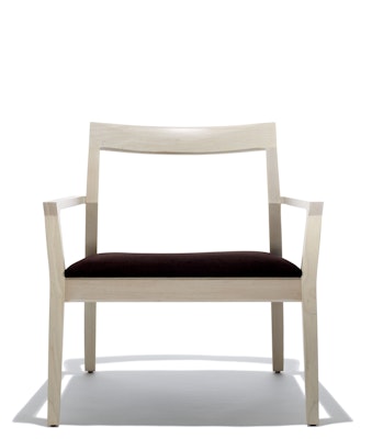 Knoll White Ash Krusin Lounge Chair