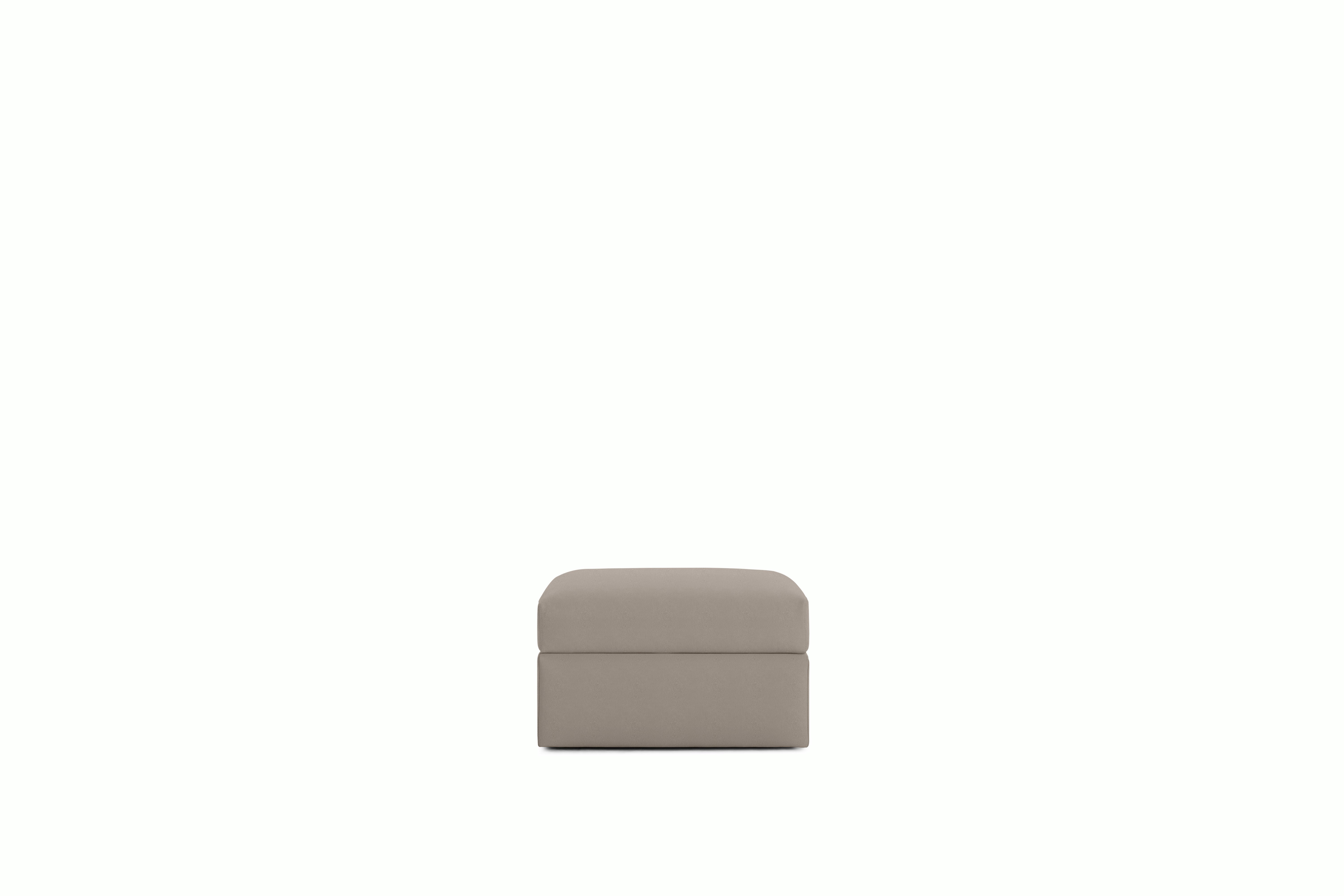Irvin Ottoman - Prone Leather,  Lute