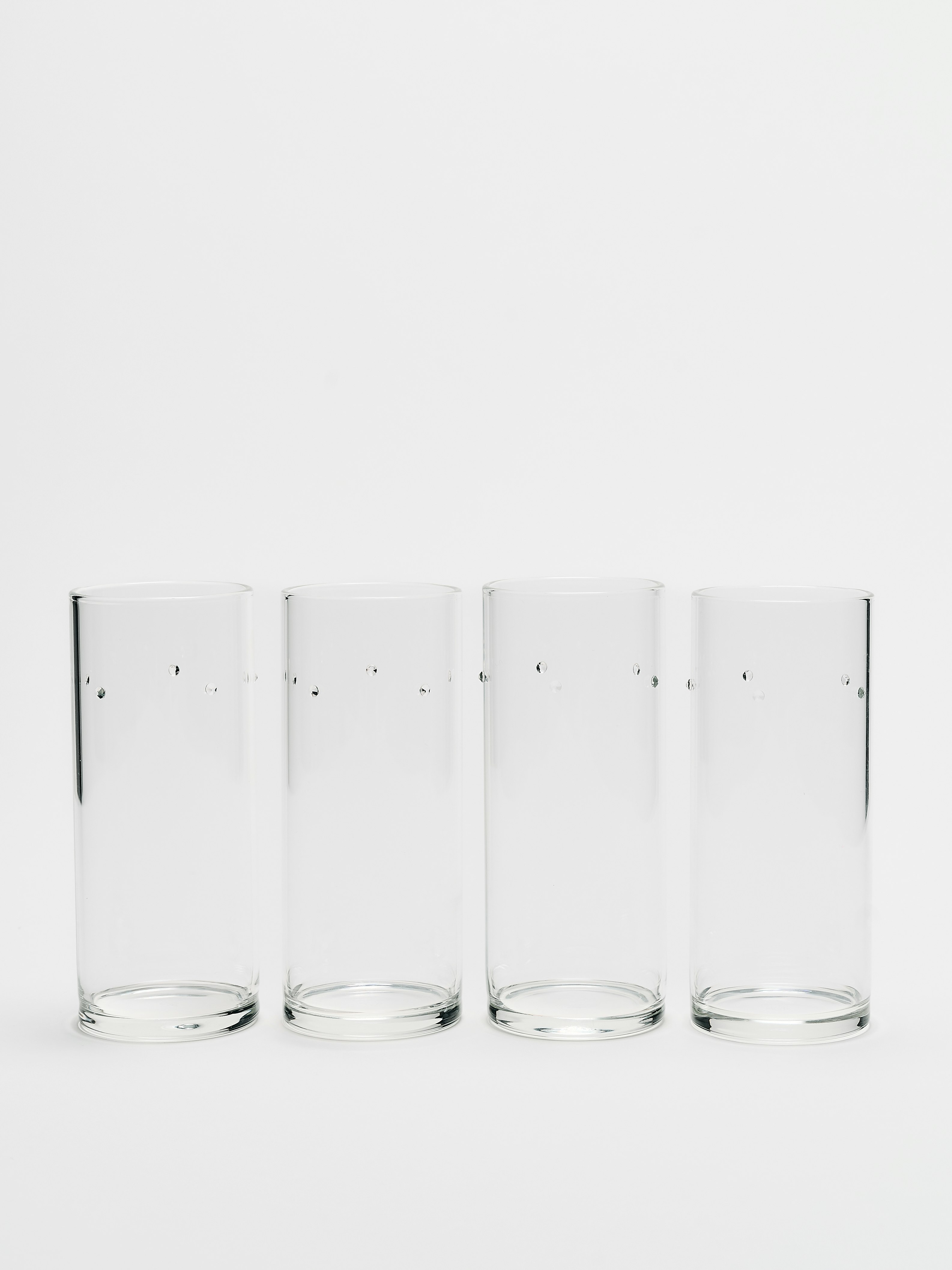A Venezia Collins Glasses in Clear viewed from the front.
