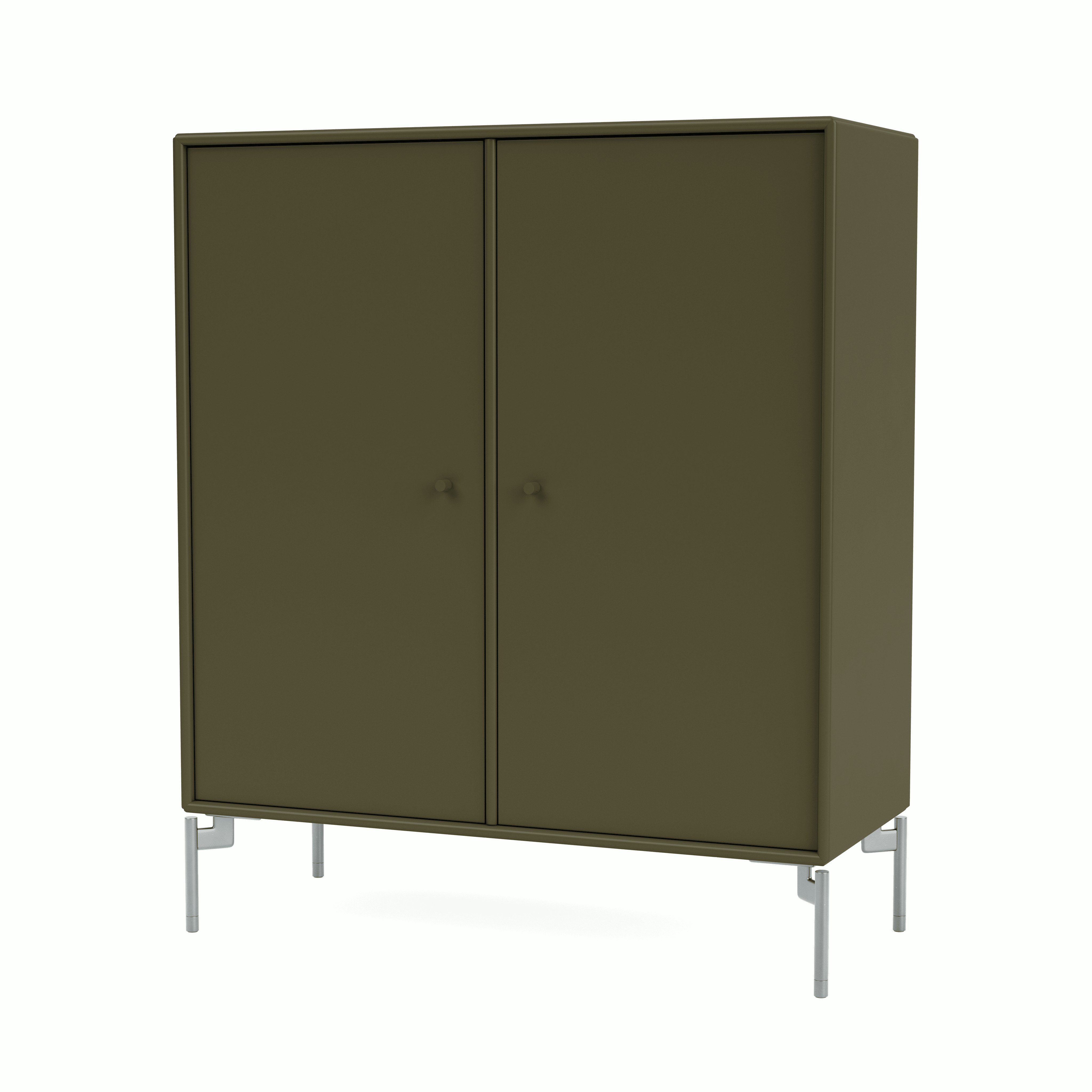 Cover Cabinet - Oregano,with Chrome Legs