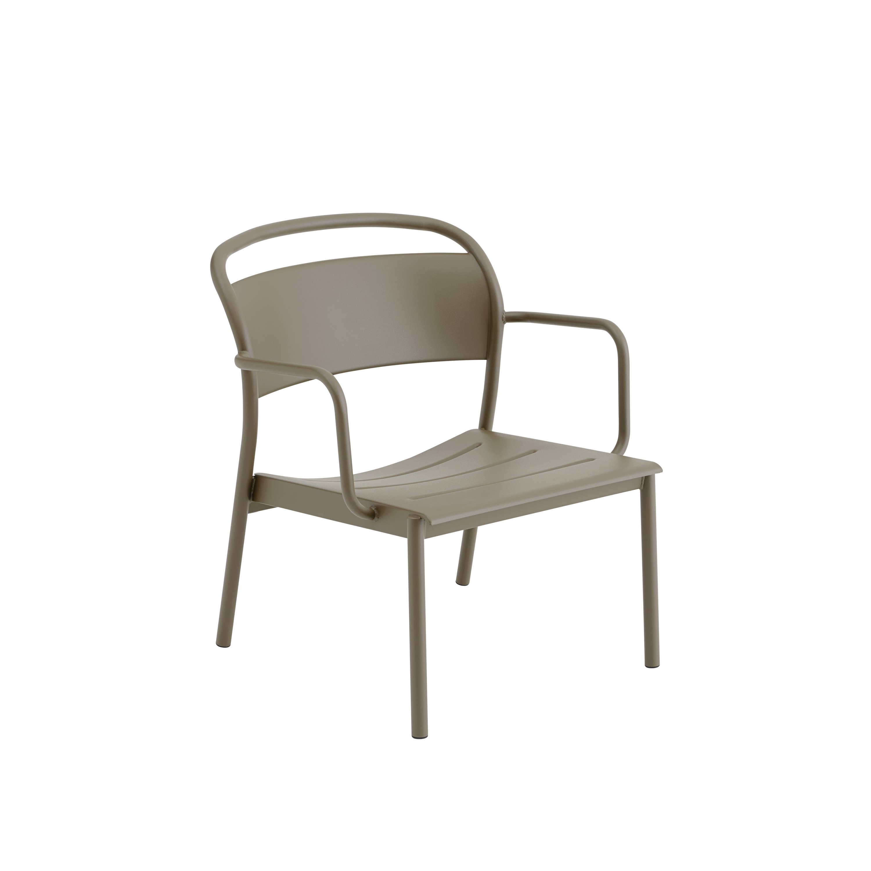 Linear Steel Lounge Armchair