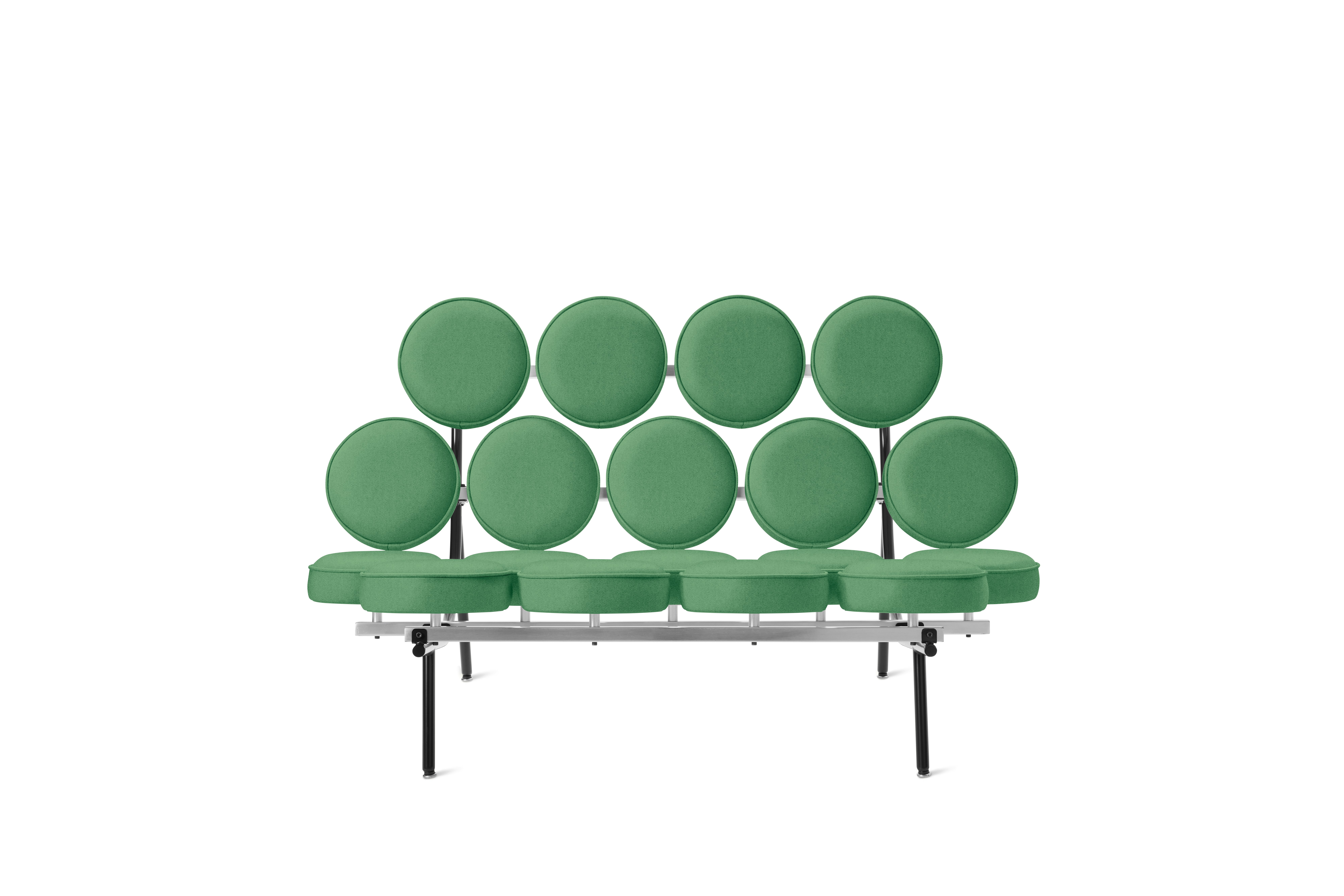 Nelson Marshmallow Sofa - Luce, Virescent